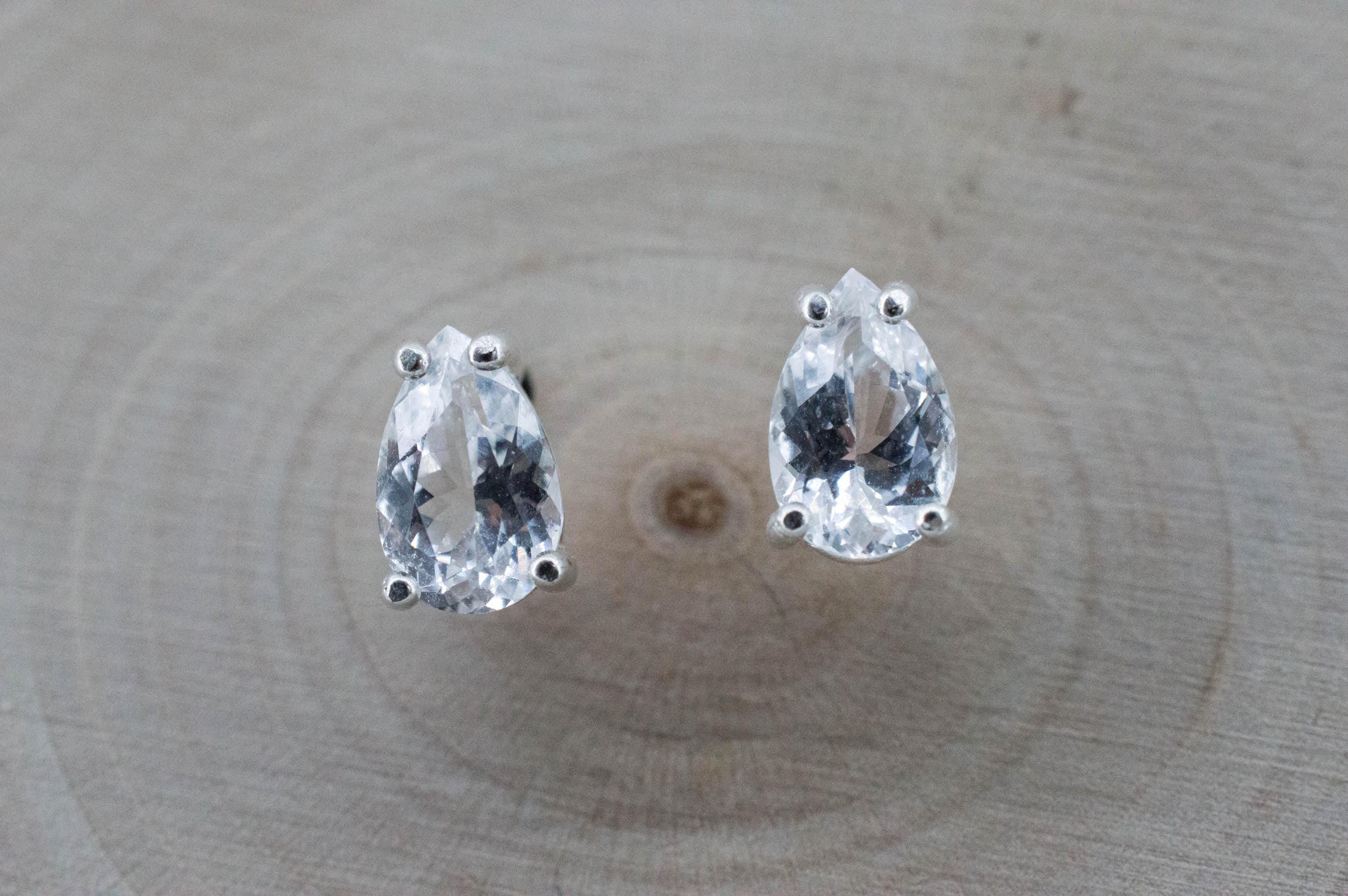 Danburite Earrings; Natural Untreated Mexico Danburite; 1.545cts - Mark Oliver Gems