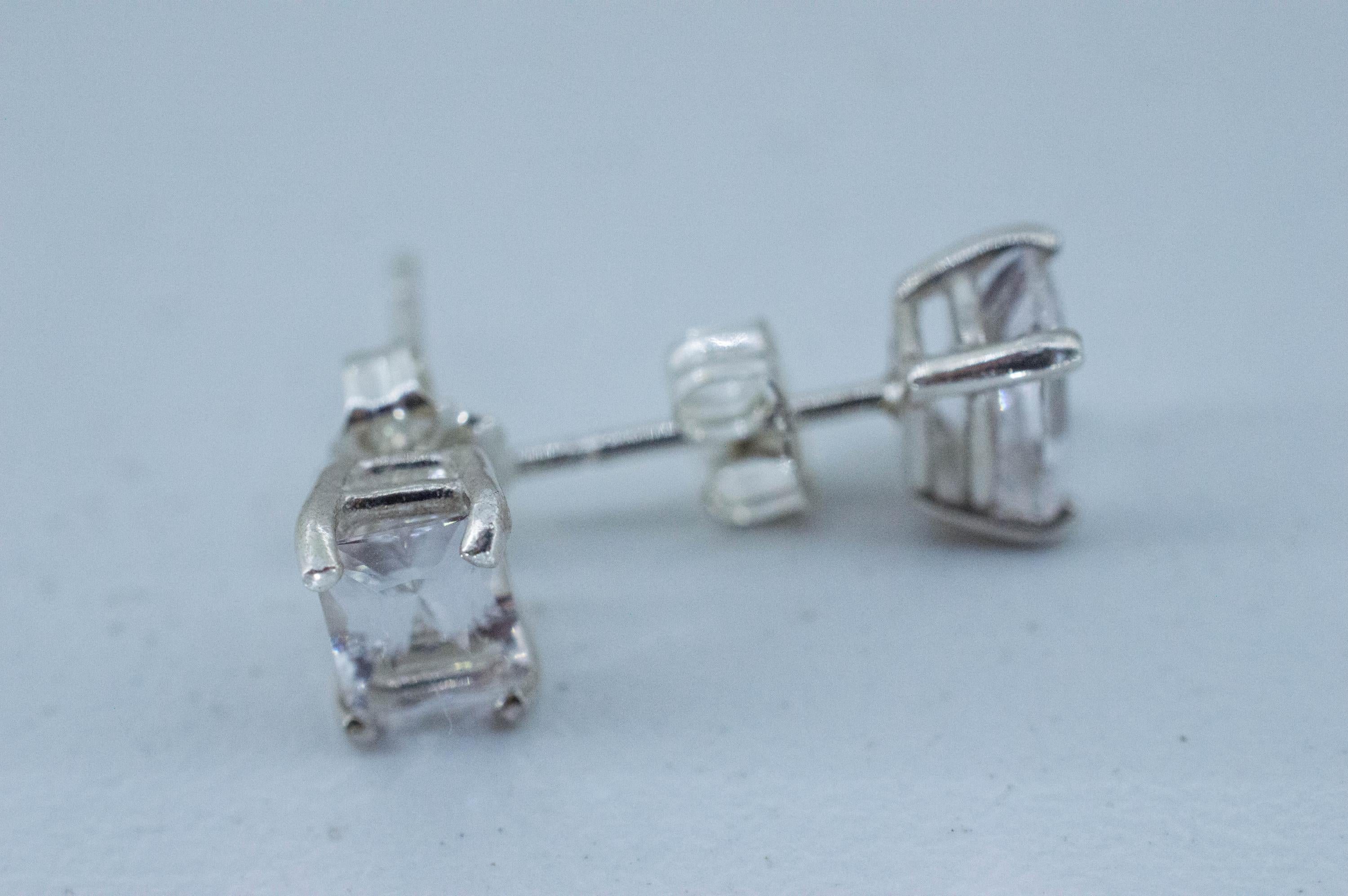 Danburite Earrings; Natural Untreated Mexico Danburite; 1.600cts - Mark Oliver Gems