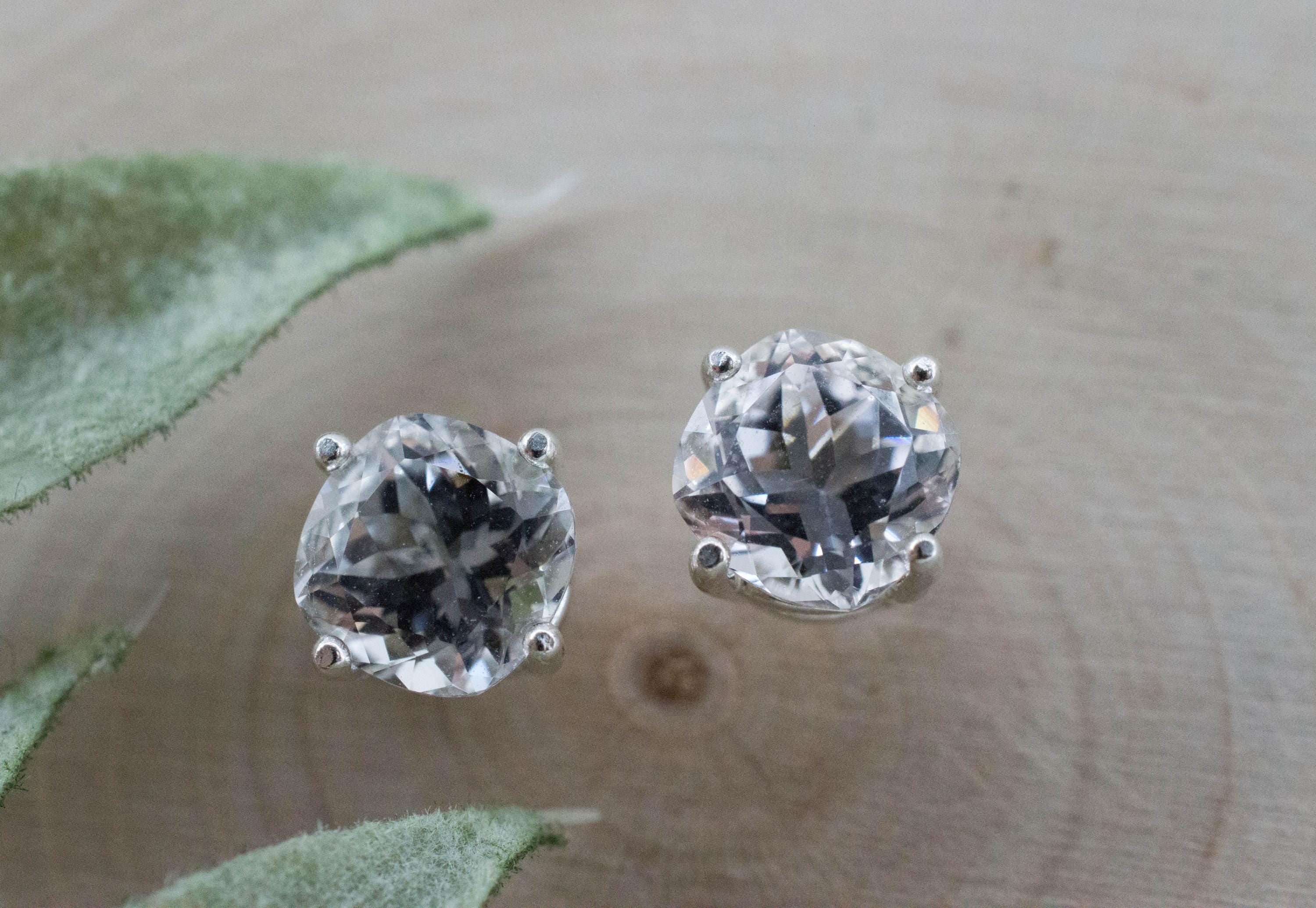 Danburite Earrings; Natural Untreated Mexico Danburite; 3.010cts - Mark Oliver Gems