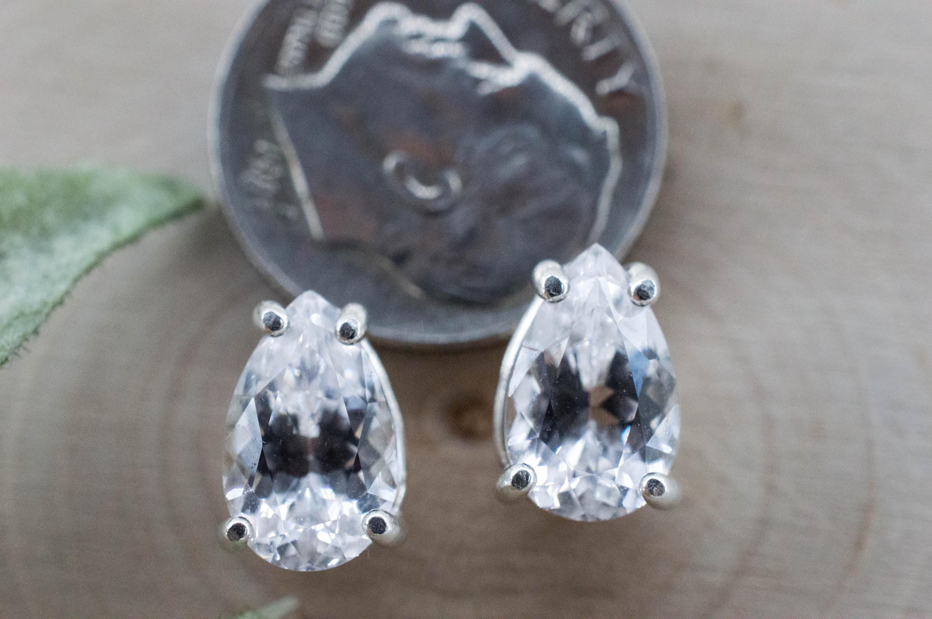 Danburite Earrings; Natural Untreated Mexico Danburite; 3.240cts - Mark Oliver Gems