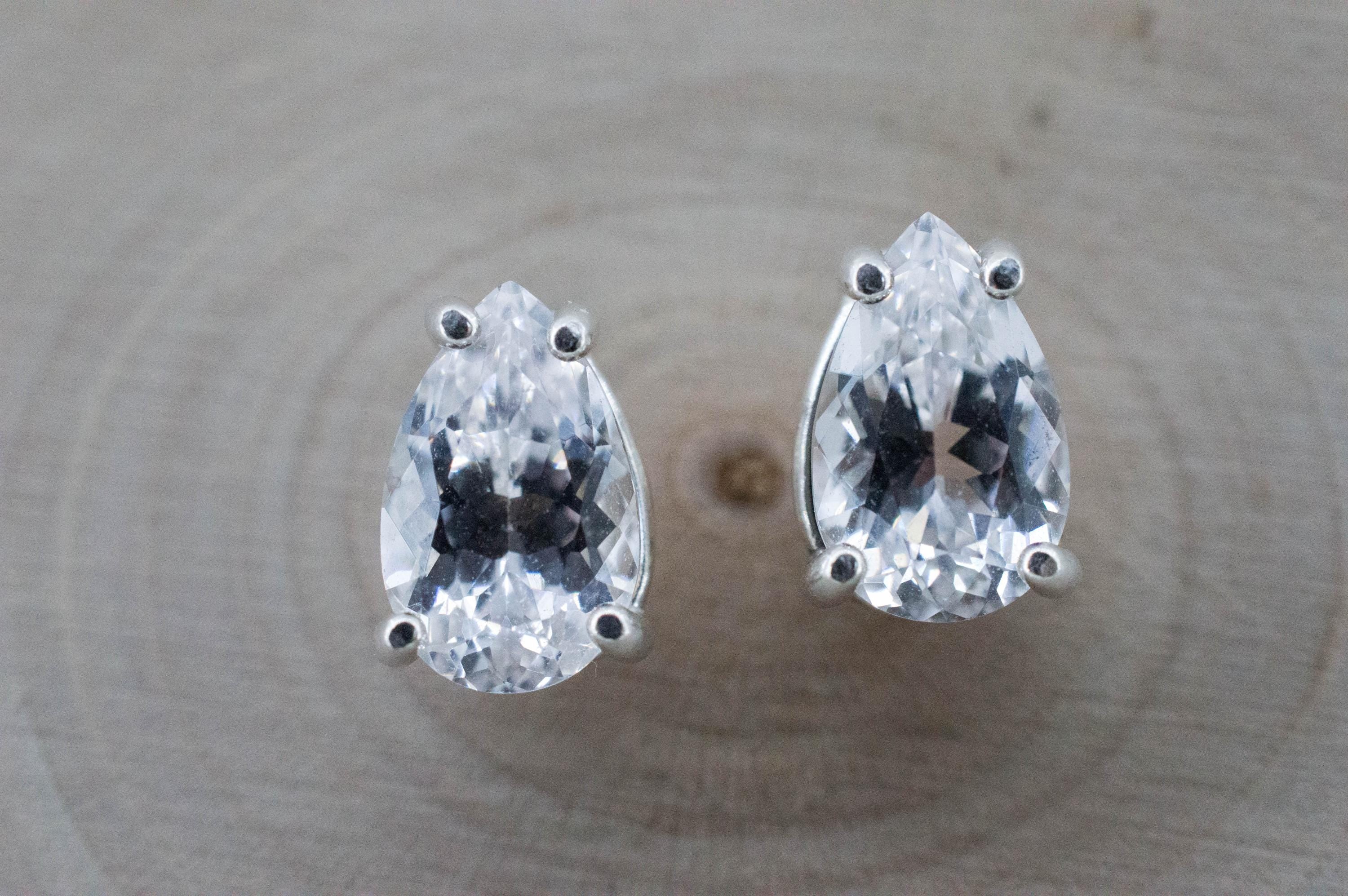 Danburite Earrings; Natural Untreated Mexico Danburite; 3.240cts - Mark Oliver Gems