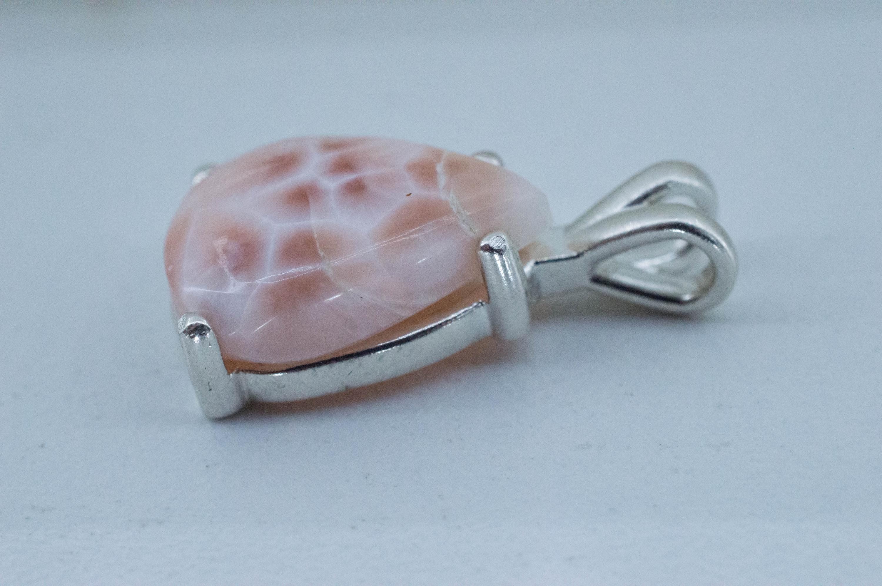 Thomsonite Pendant, Natural Untreated Michigan Thomsonite, 7.385cts