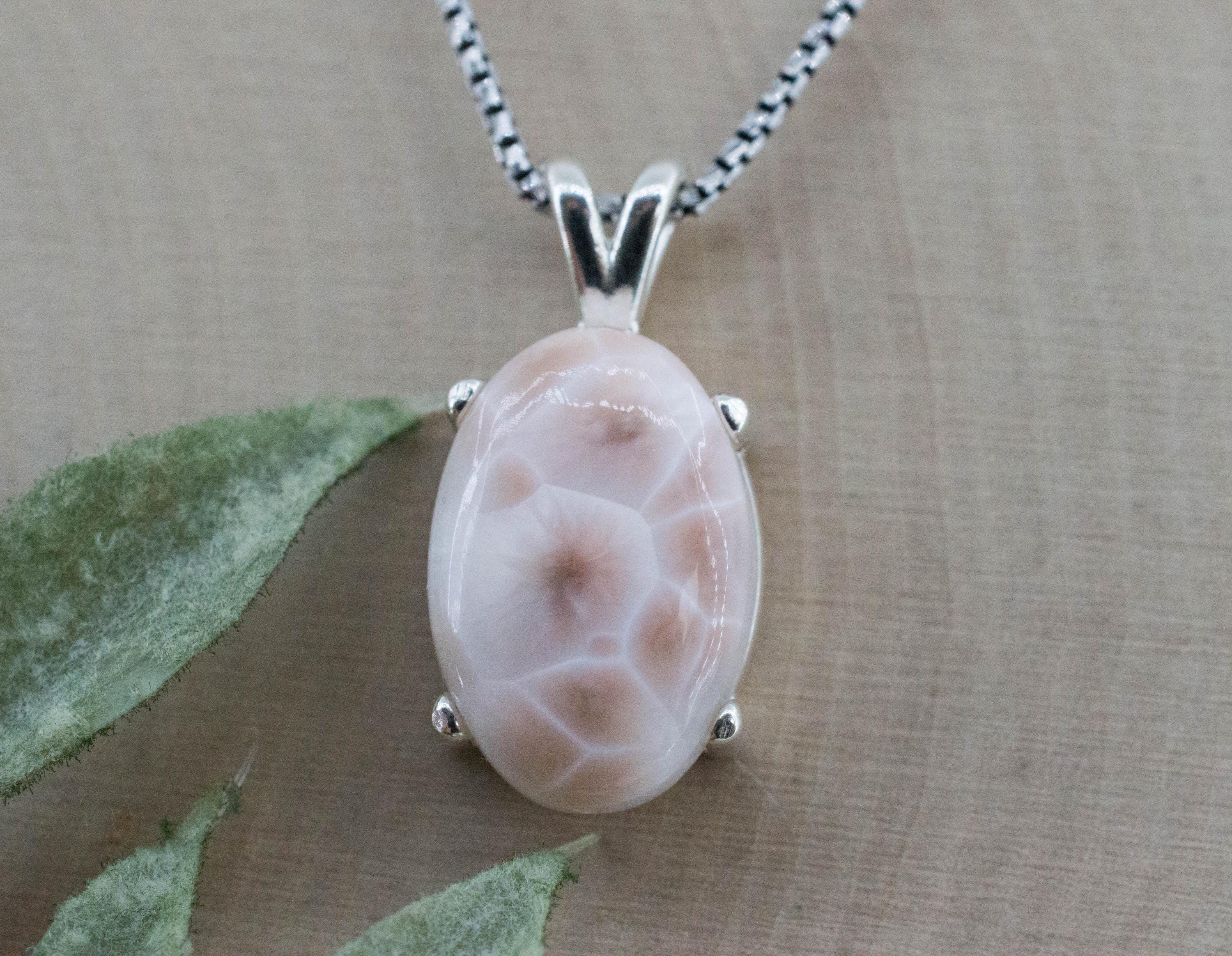 Thomsonite Pendant, Natural Untreated Michigan Thomsonite, 9.475cts