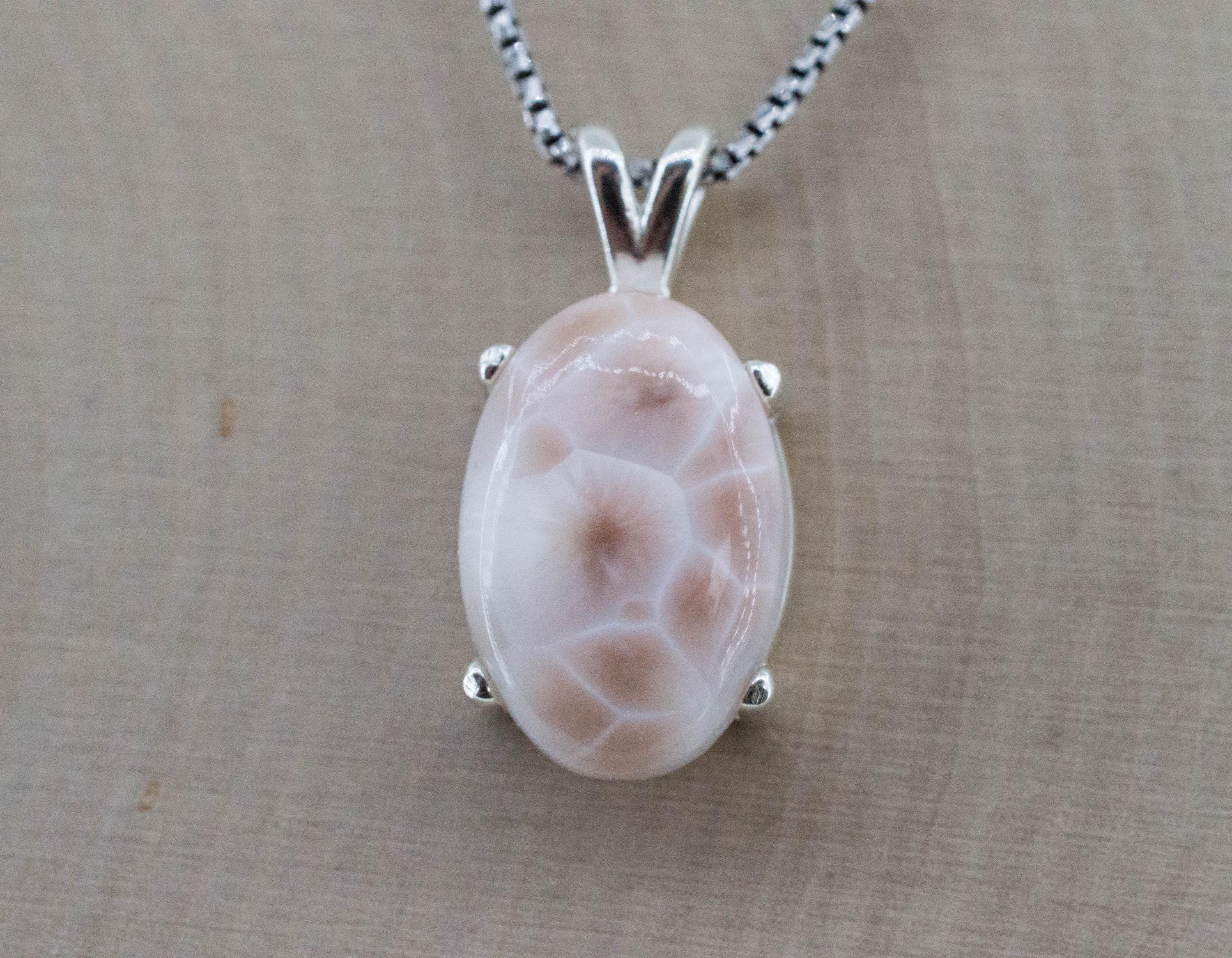 Thomsonite Pendant, Natural Untreated Michigan Thomsonite, 9.475cts