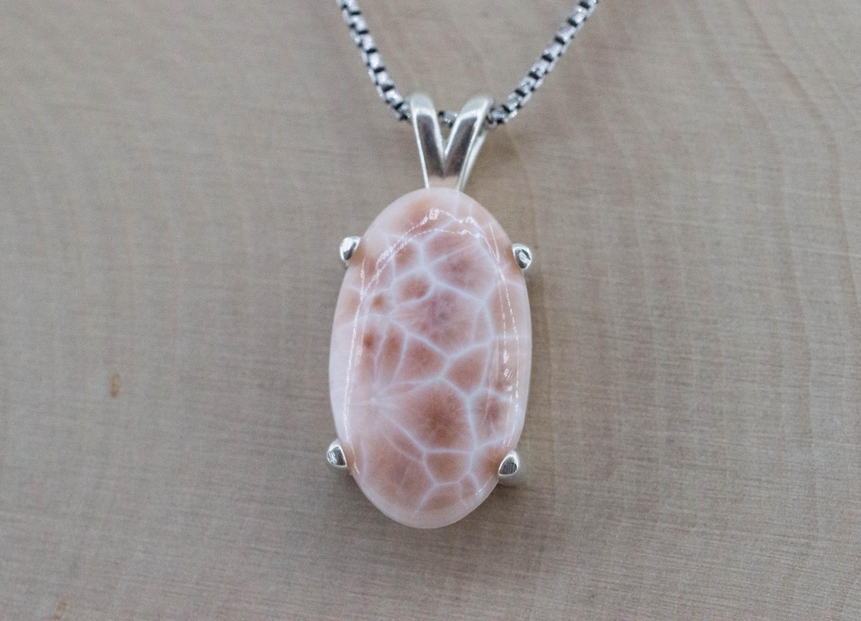 Thomsonite Pendant, Natural Untreated Michigan Thomsonite, 9.510cts