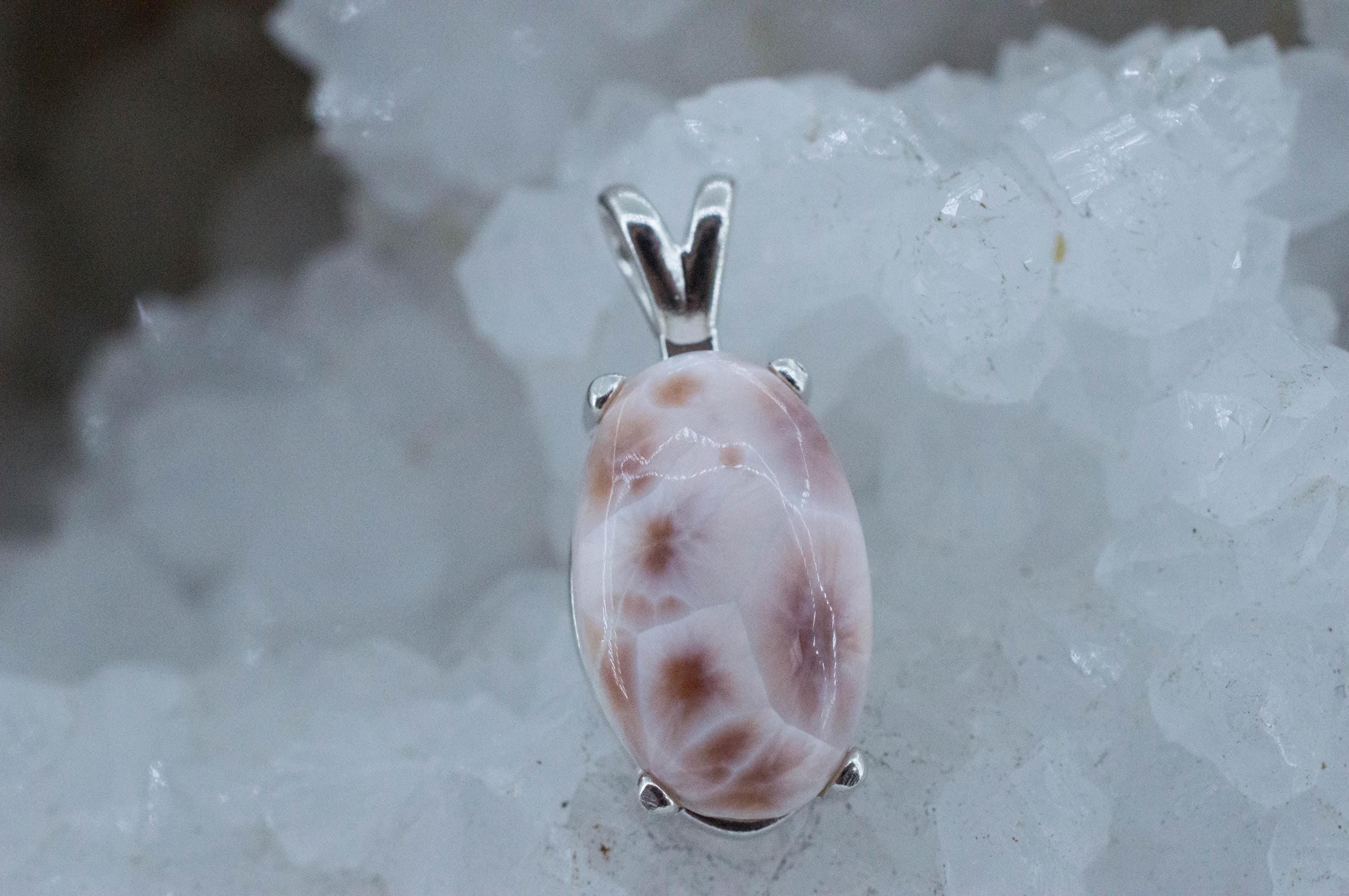 Thomsonite Pendant, Natural Untreated Michigan Thomsonite, 10.695cts