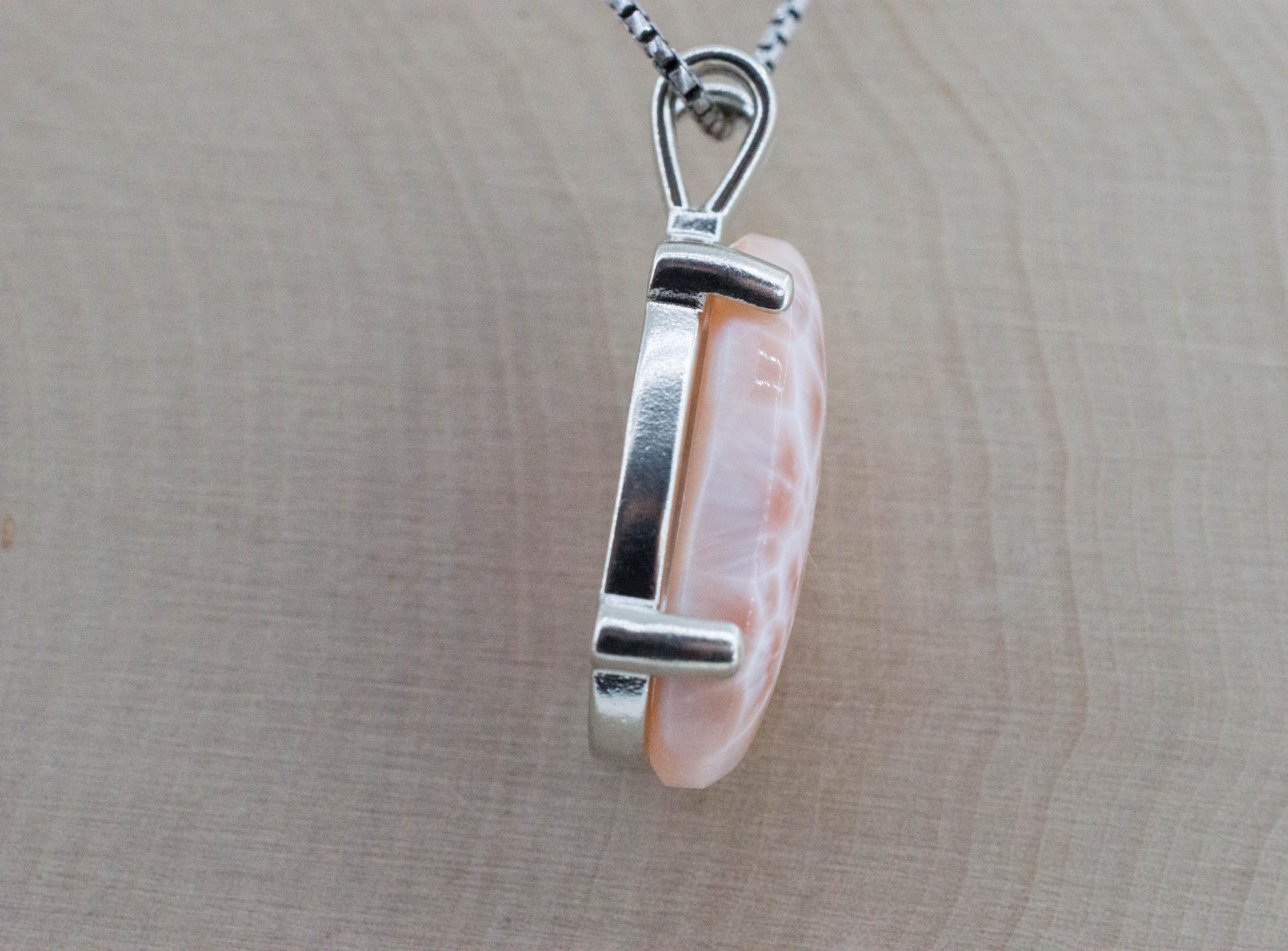 Thomsonite Pendant, Natural Untreated Michigan Thomsonite, 16.335cts