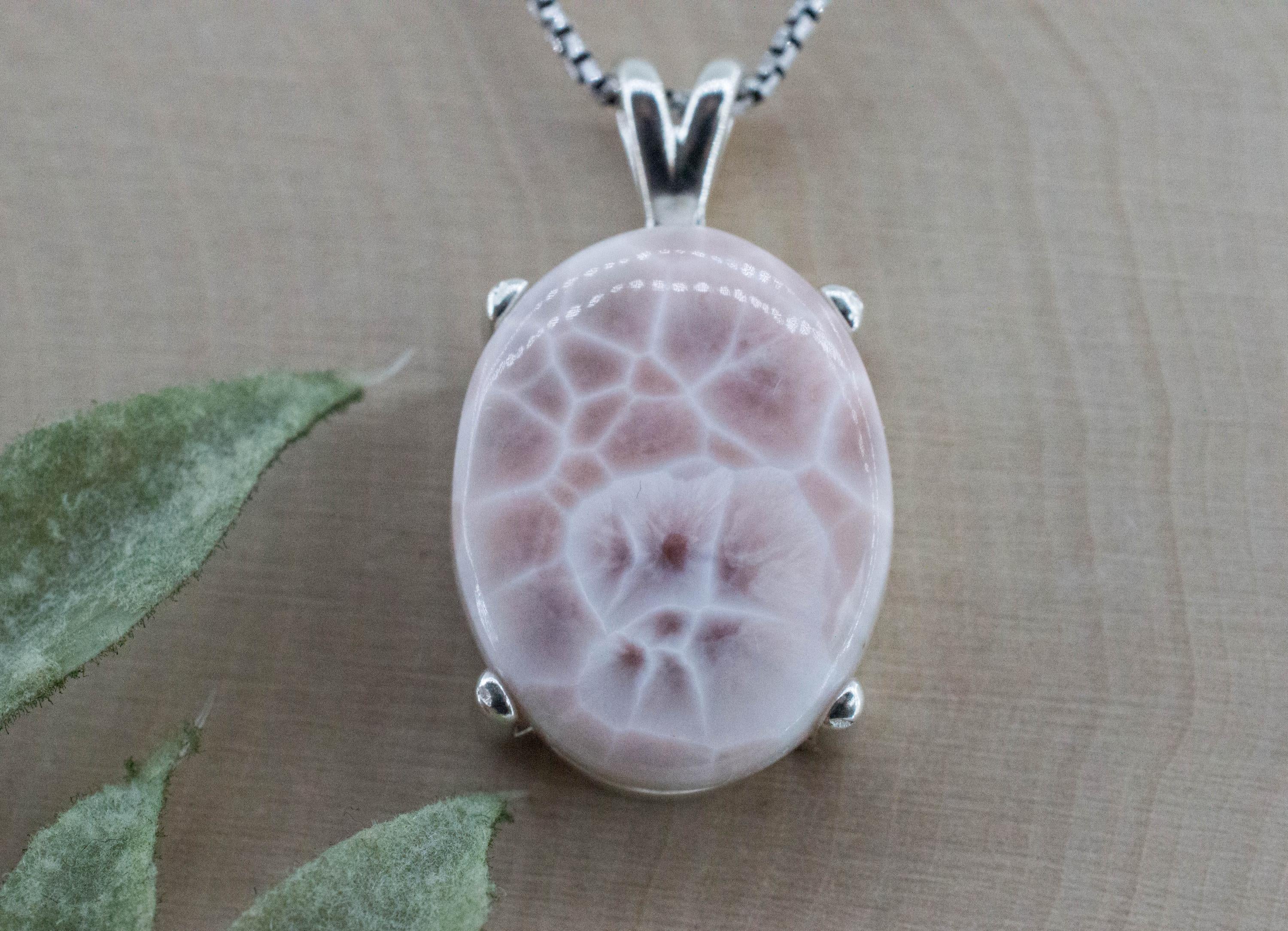 Thomsonite Pendant, Natural Untreated Michigan Thomsonite, 19.500cts