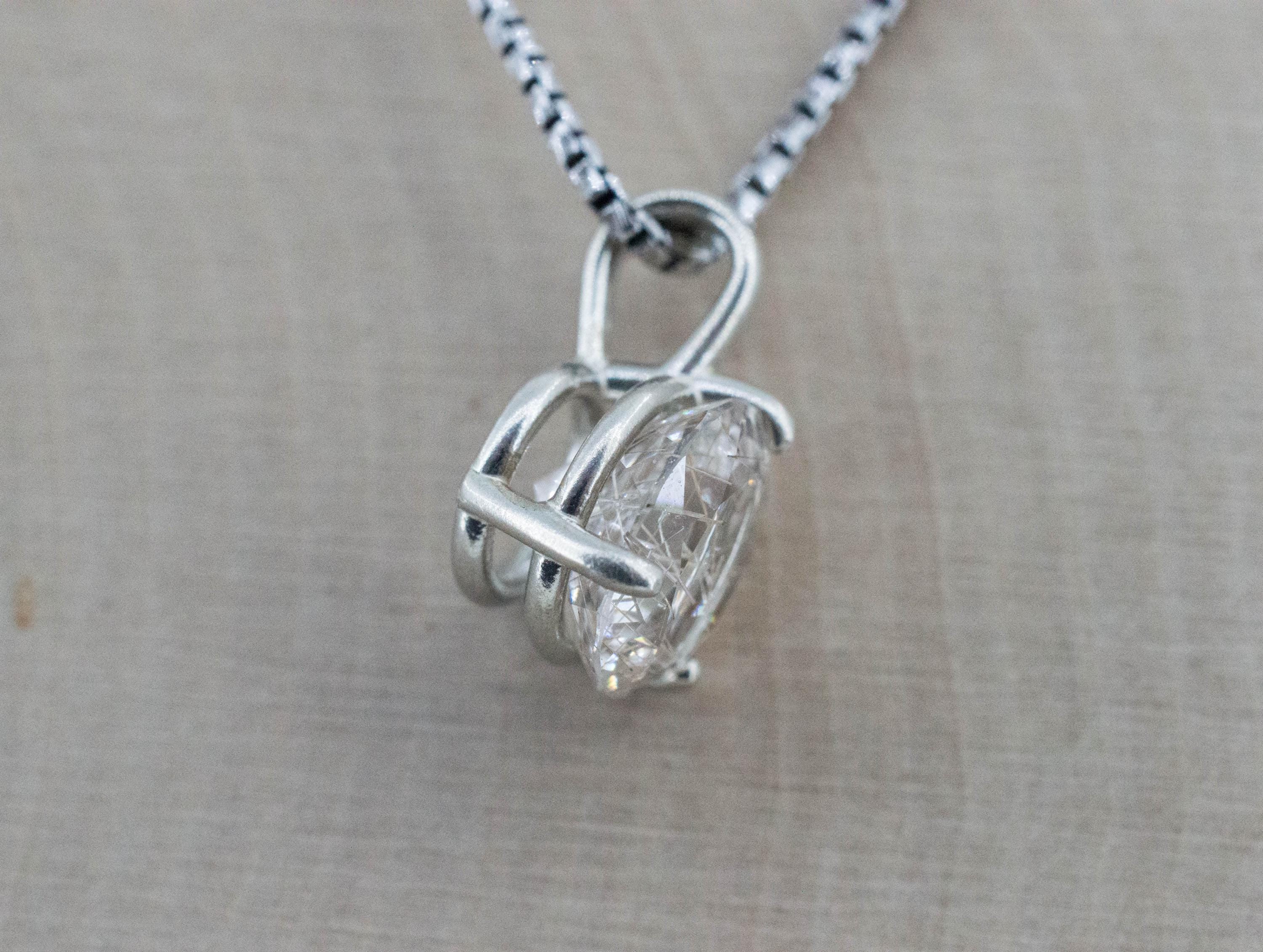 Rutilated Quartz Pendant, Natural Untreated Brazil Rutile Quartz; 3.285cts