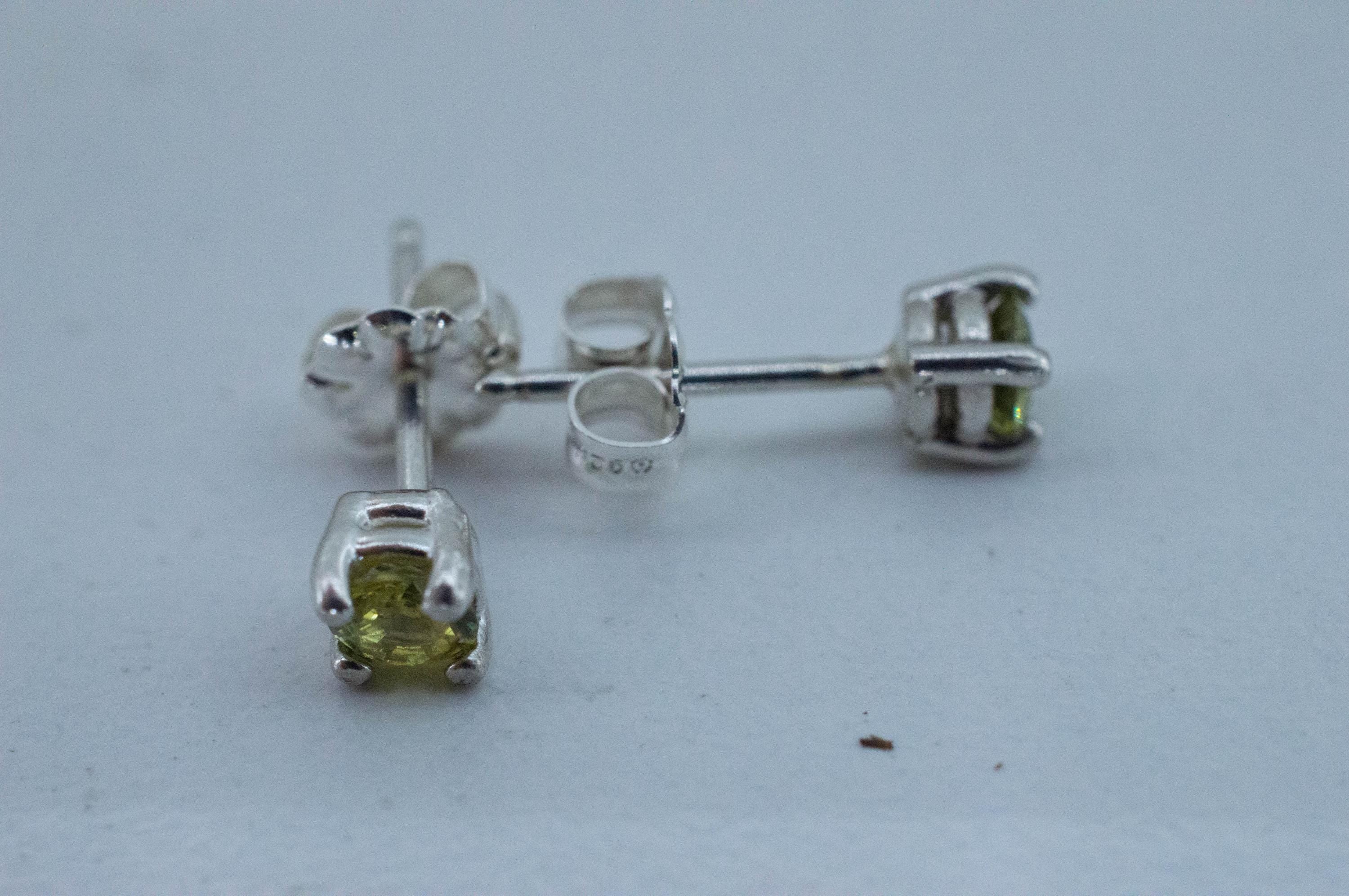 Biashara Sapphire Earrings, Natural Untreated Kenya Sapphire; 0.450cts - Mark Oliver Gems