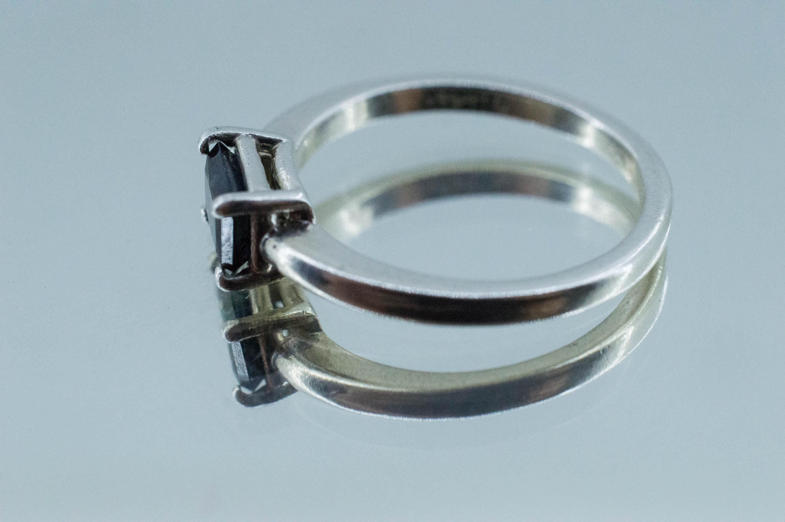 Biashara Sapphire Ring, Natural Untreated Kenya Sapphire; 0.910cts