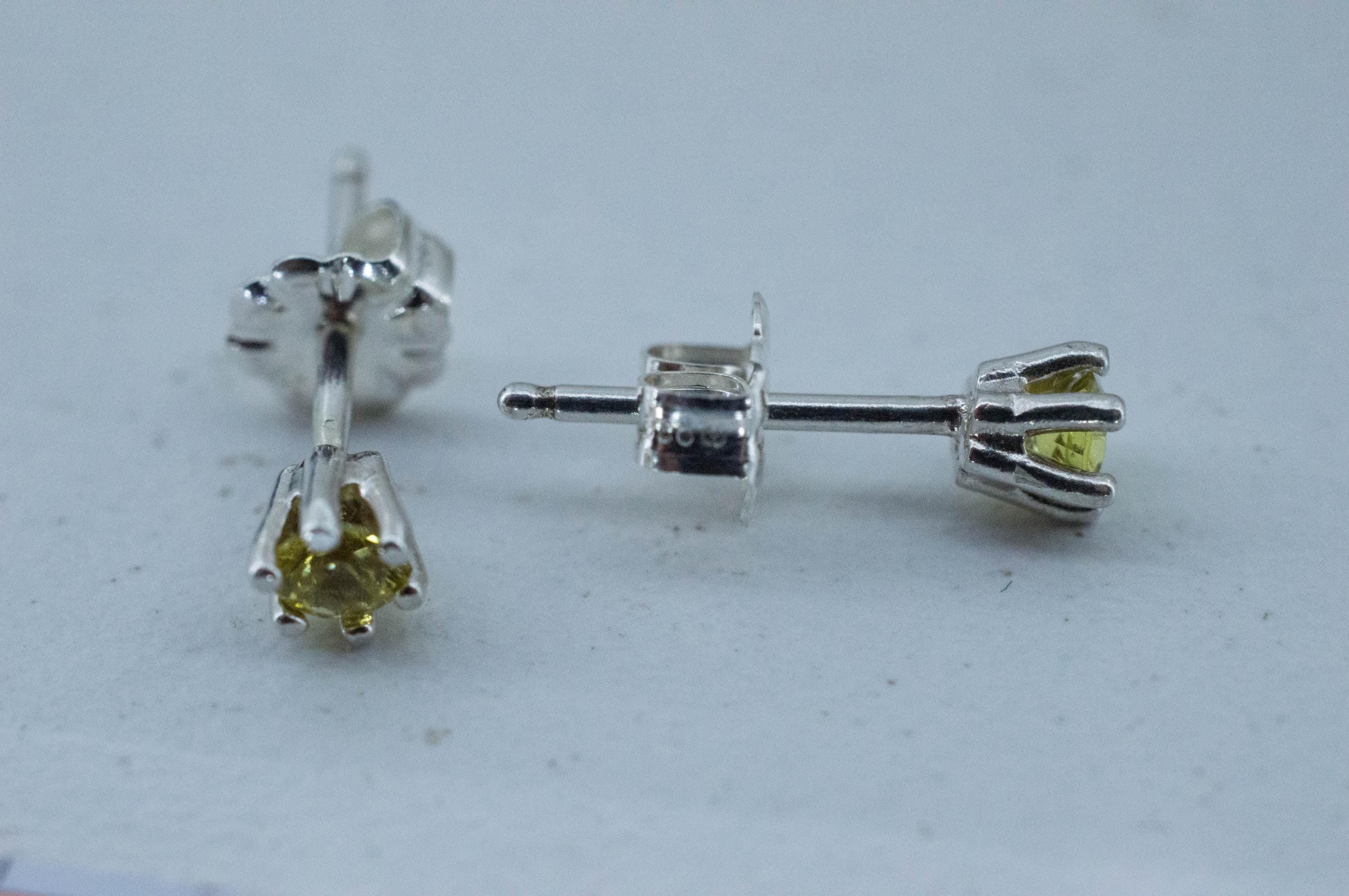 Biashara Sapphire Earrings, Natural Untreated Kenya Sapphire; 0.265cts - Mark Oliver Gems