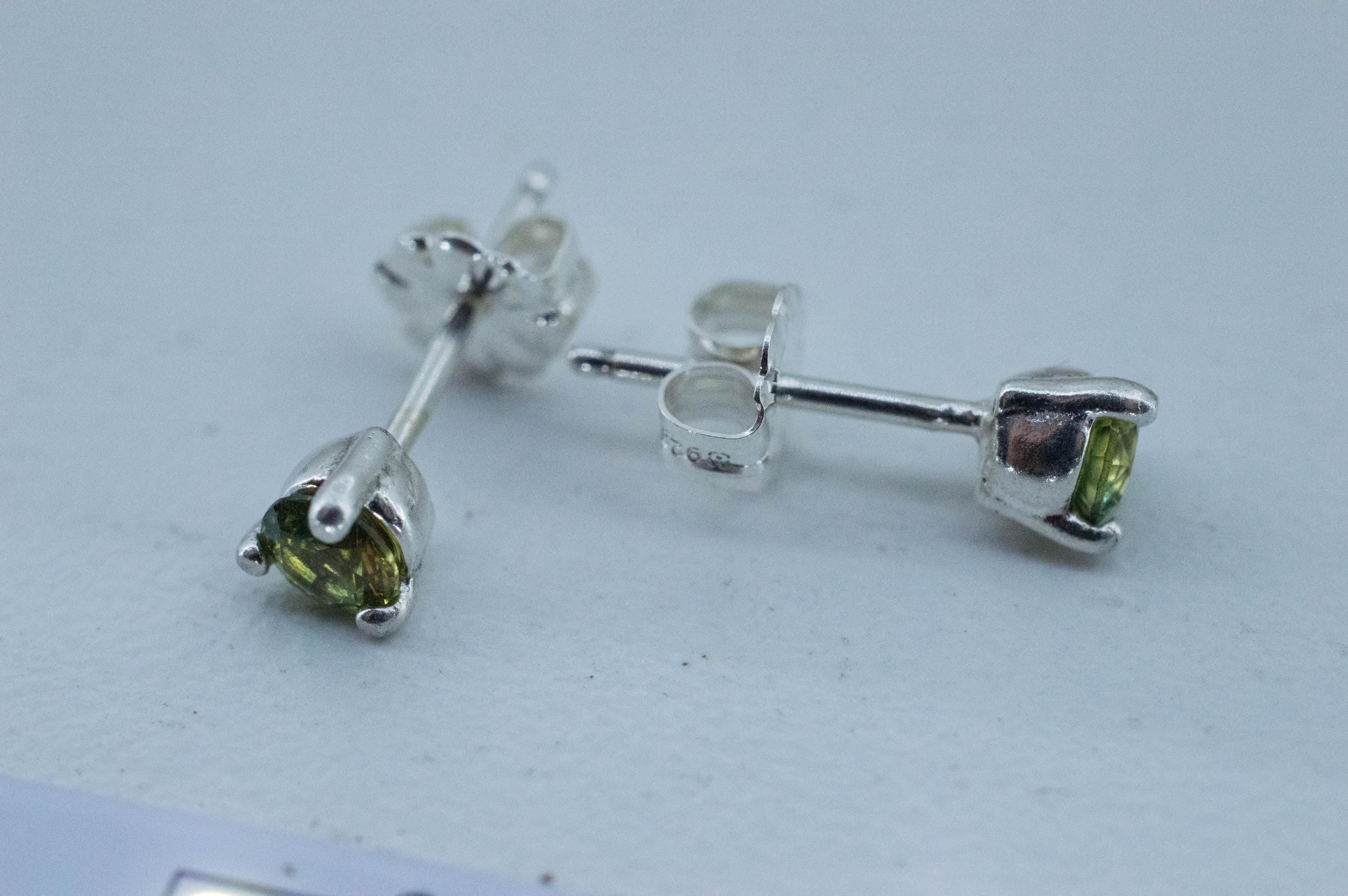 Biashara Sapphire Earrings, Natural Untreated Kenya Sapphire; 0.510cts - Mark Oliver Gems