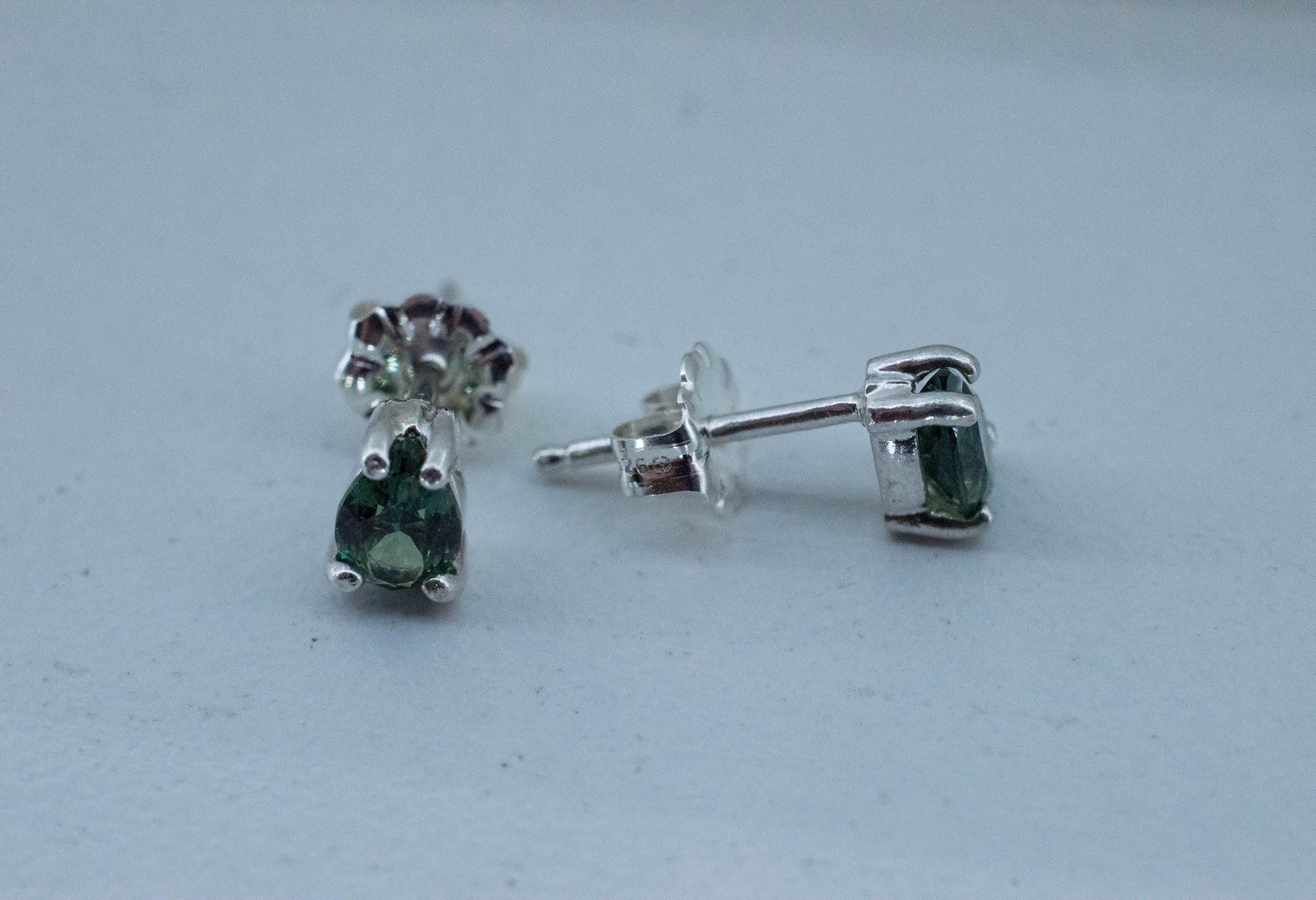 Biashara Sapphire Earrings, Natural Untreated Kenya Sapphire; 0.930cts - Mark Oliver Gems