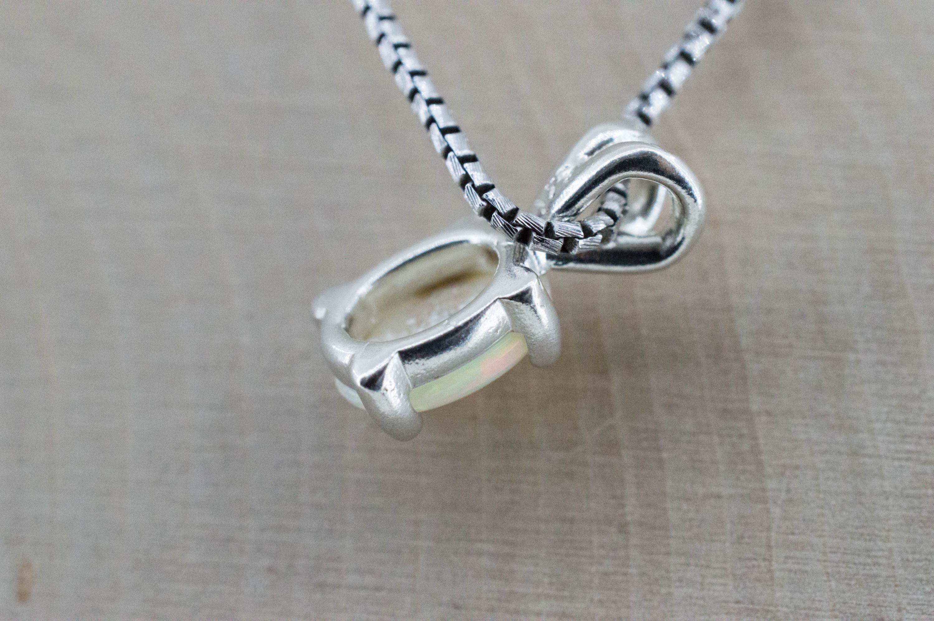 Opal Pendant, Natural Untreated Australian Opal; 0.890cts - Mark Oliver Gems