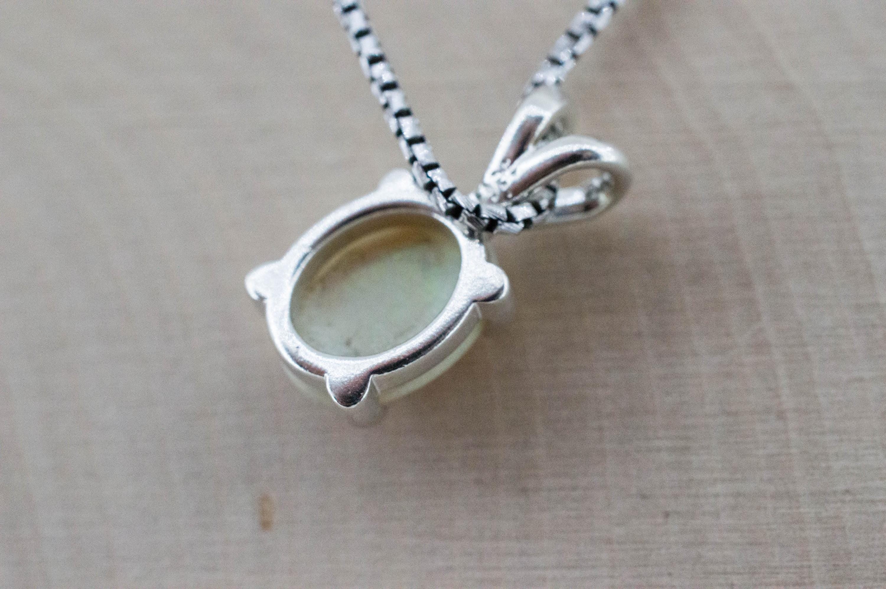 Gray Opal Pendant, Natural Untreated Australian Opal; 1.600cts - Mark Oliver Gems