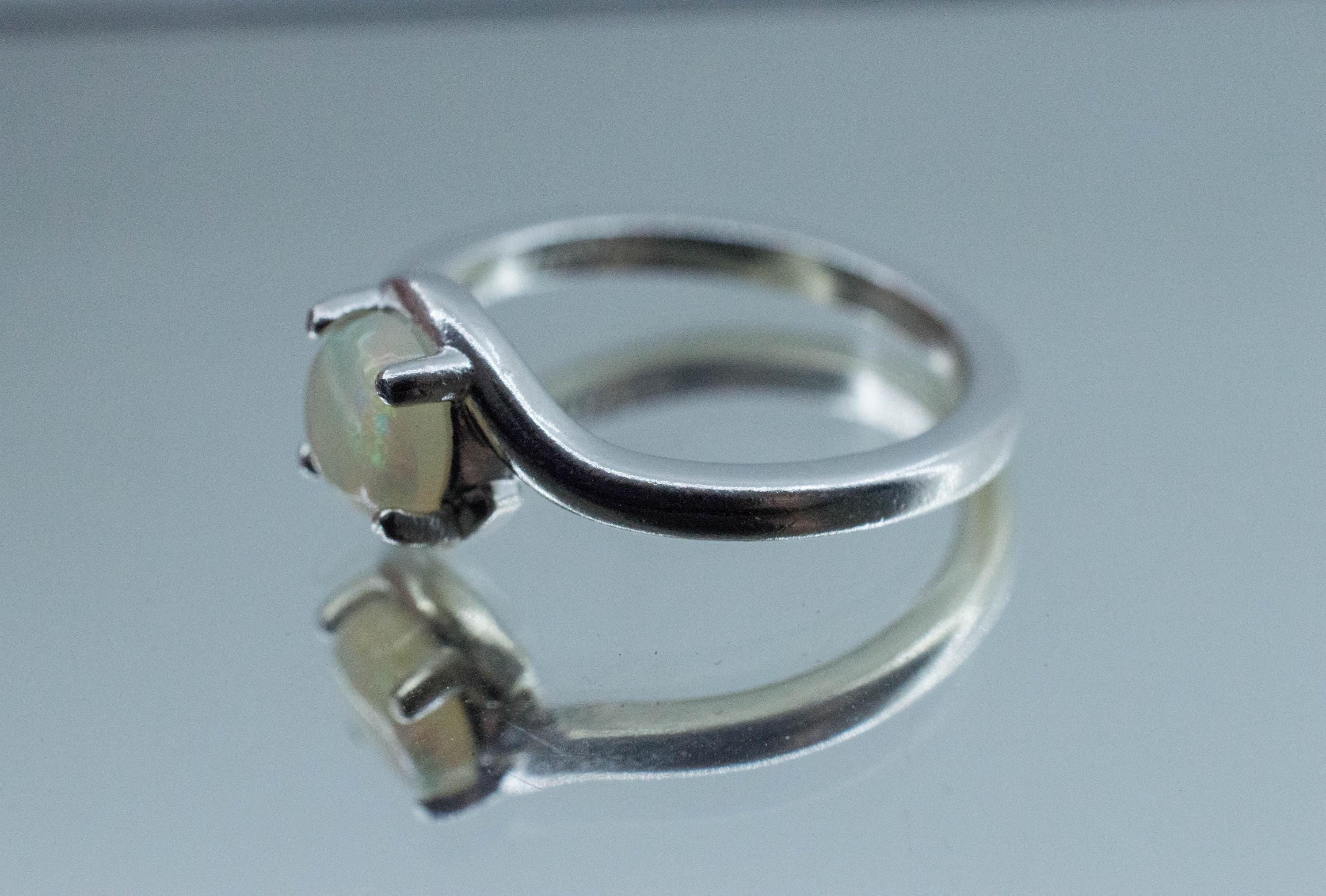 Opal Ring, Natural Untreated Australian Opal; 0.620cts - Mark Oliver Gems