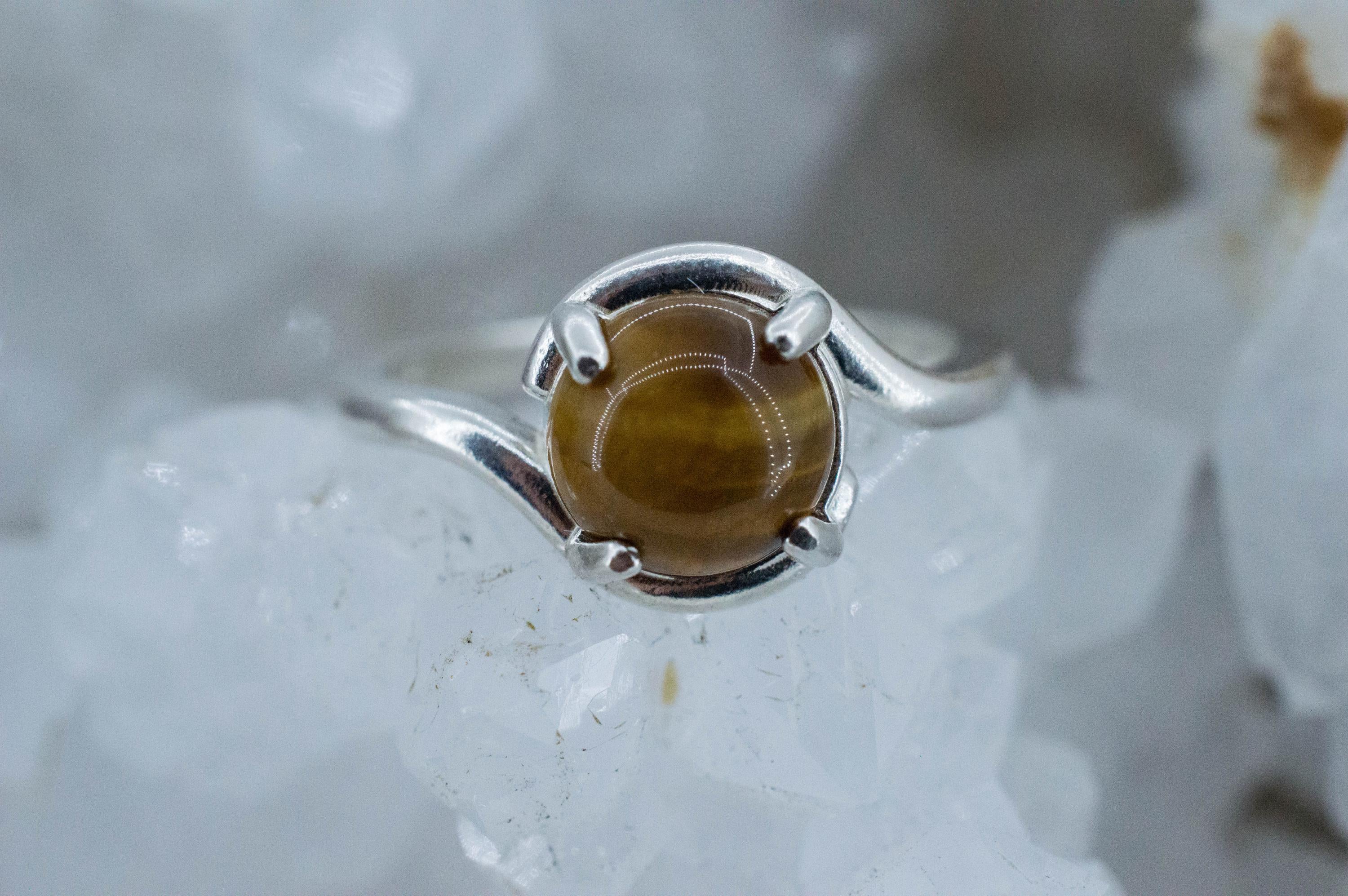 Tiger's Eye Ring; Natural Untreated Thailand Tiger Eye; 1.420cts - Mark Oliver Gems