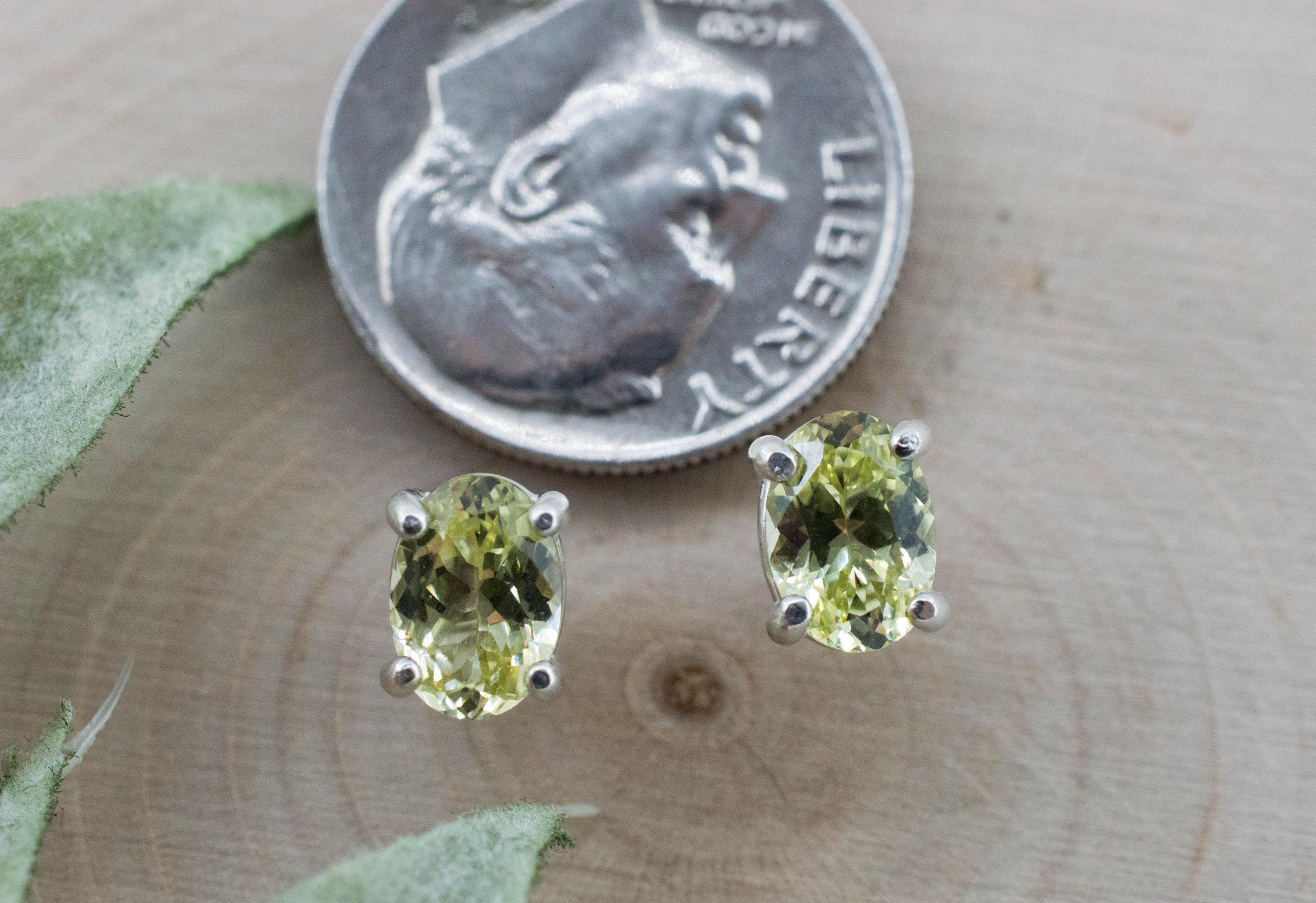 Grossular Garnet Earrings; Natural Untreated Tanzania Garnet; 1.560cts - Mark Oliver Gems