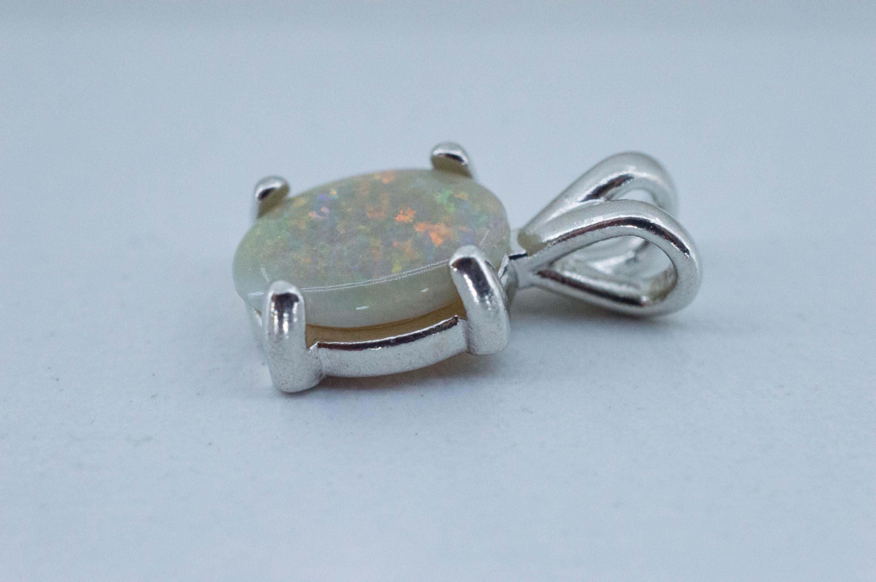 Opal Pendant, Natural Untreated Australian Opal; 1.620cts - Mark Oliver Gems