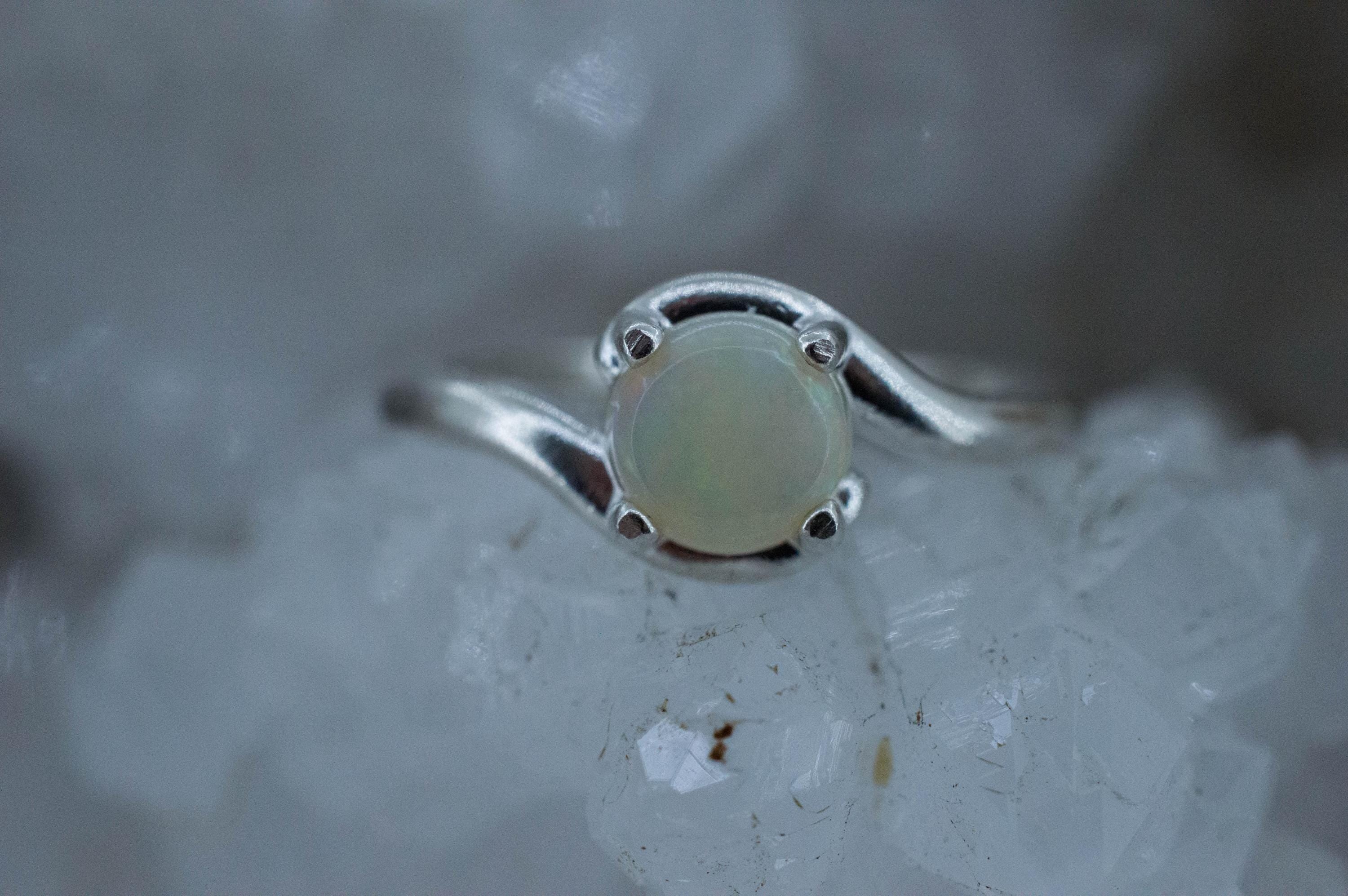 Opal Ring, Natural Untreated Australian Opal; 0.620cts - Mark Oliver Gems