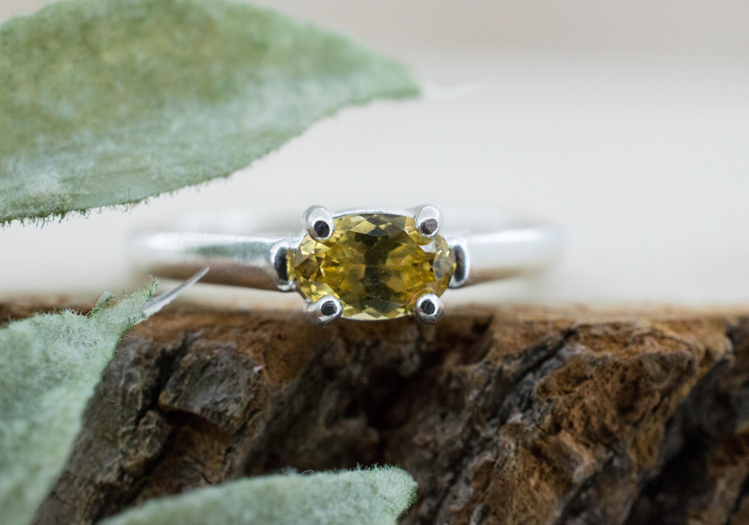 Grossular Garnet Ring, Natural Untreated Tanzania Garnet; 0.685cts - Mark Oliver Gems