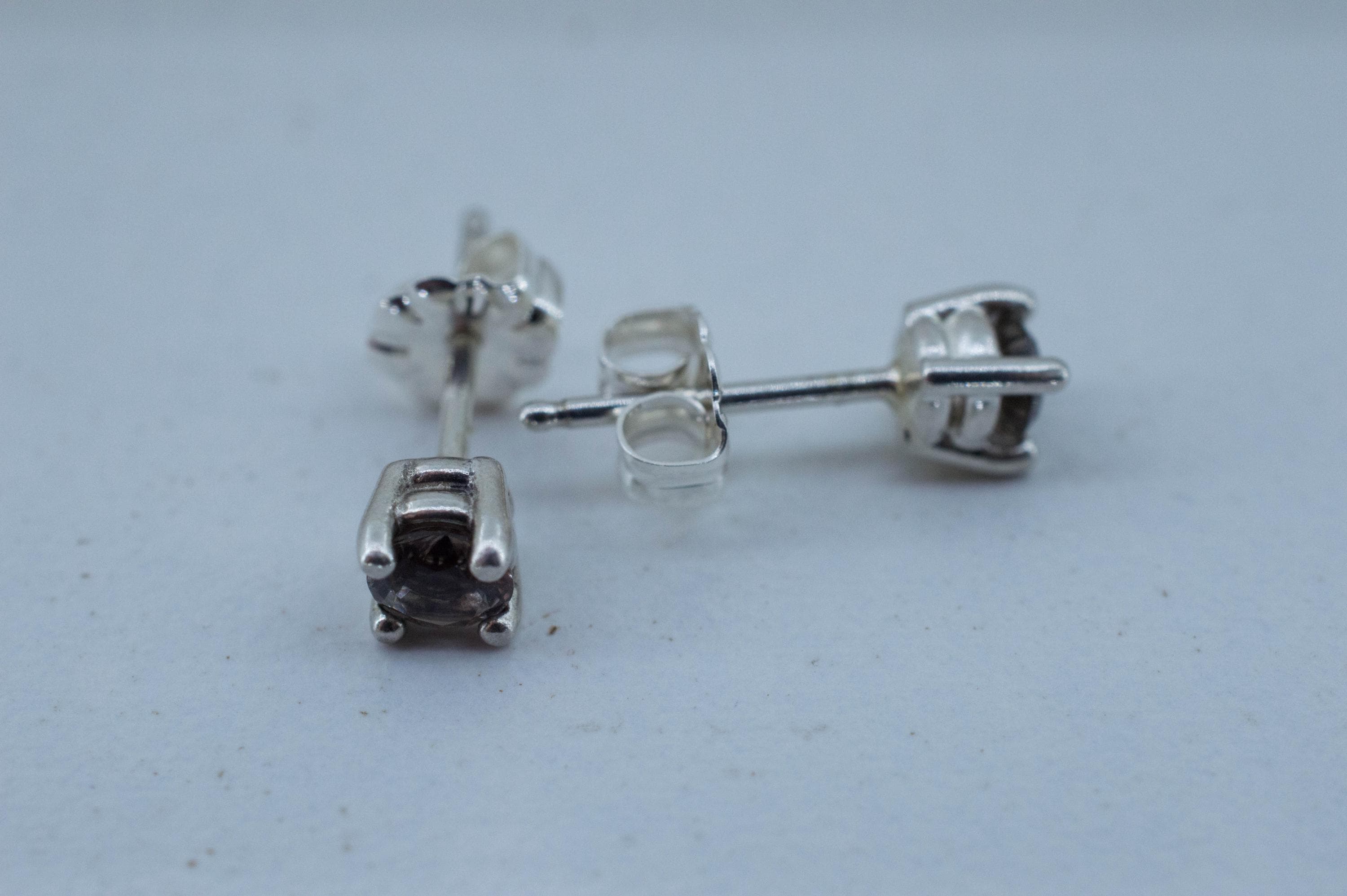 Colombianite Earrings; Natural Untreated Colombia Pseudotektite; 0.340cts - Mark Oliver Gems