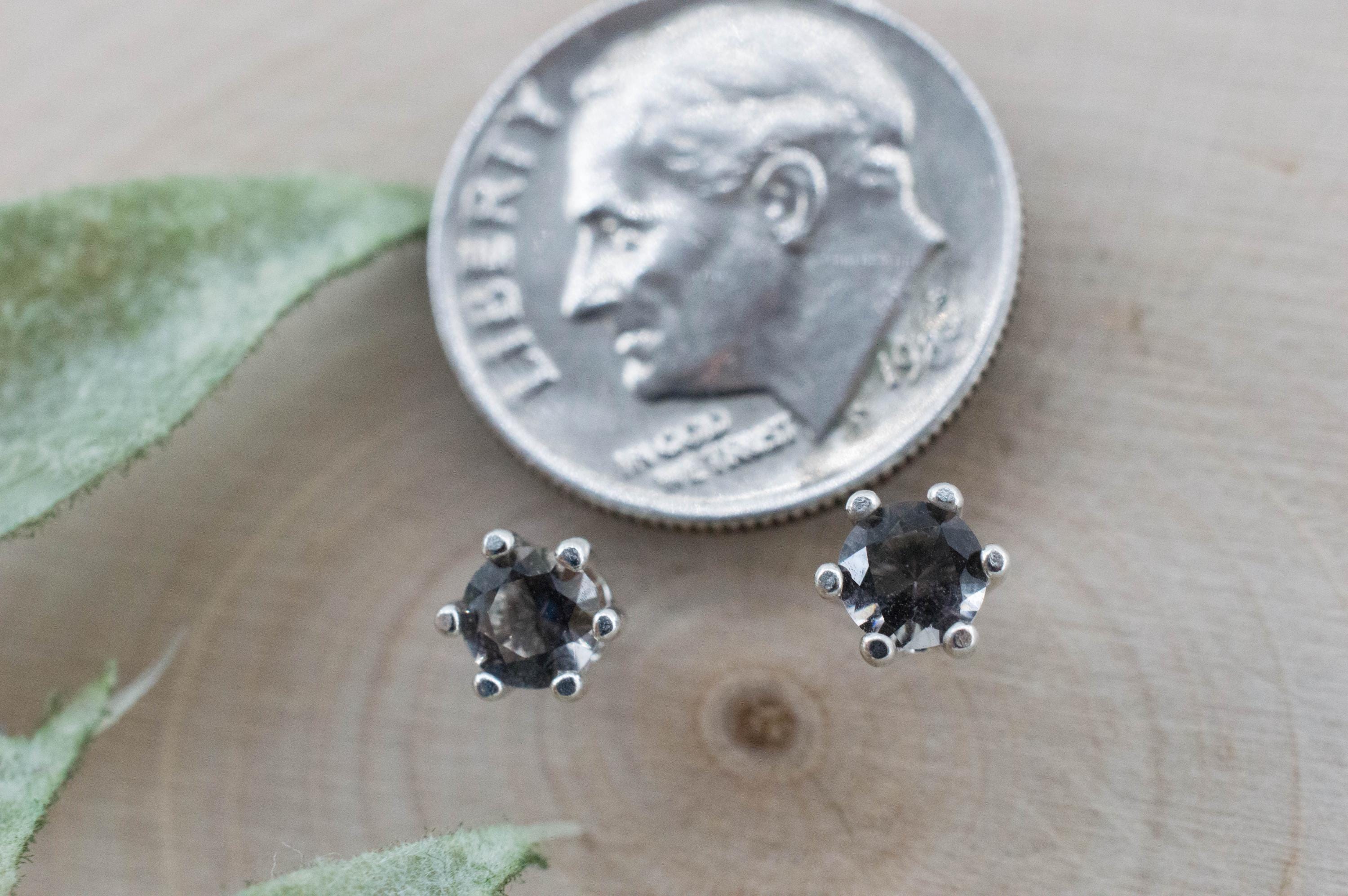 Colombianite Earrings; Natural Untreated Colombia Pseudotektite; 0.355cts - Mark Oliver Gems