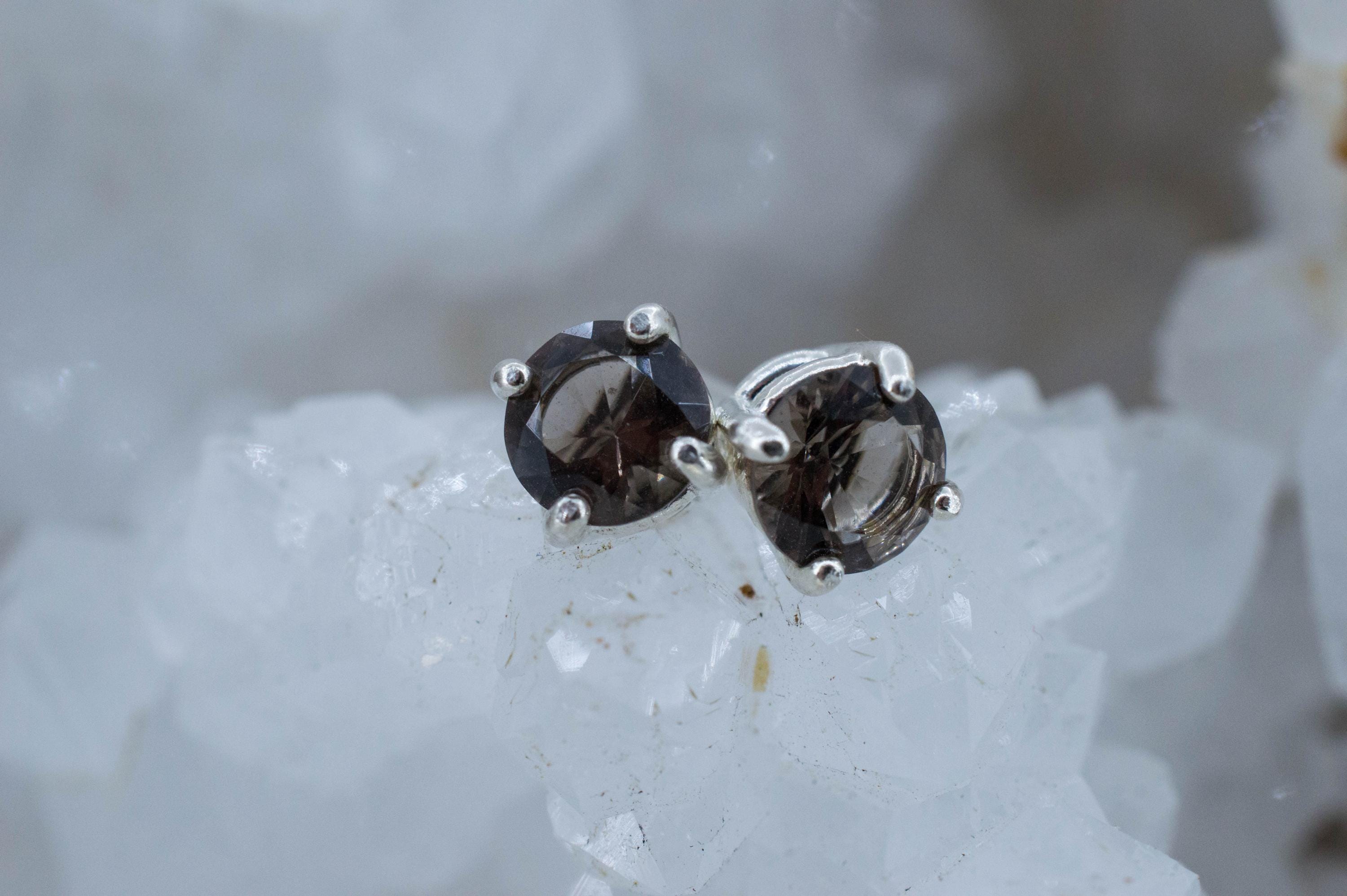 Colombianite Earrings; Natural Untreated Colombia Pseudotektite; 1.070cts - Mark Oliver Gems