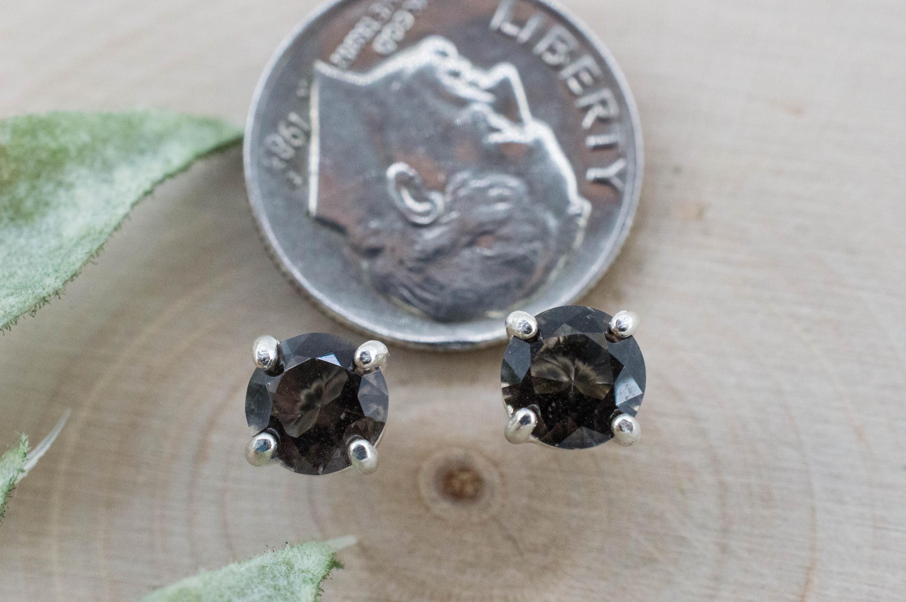 Colombianite Earrings; Natural Untreated Colombia Pseudotektite; 1.070cts - Mark Oliver Gems