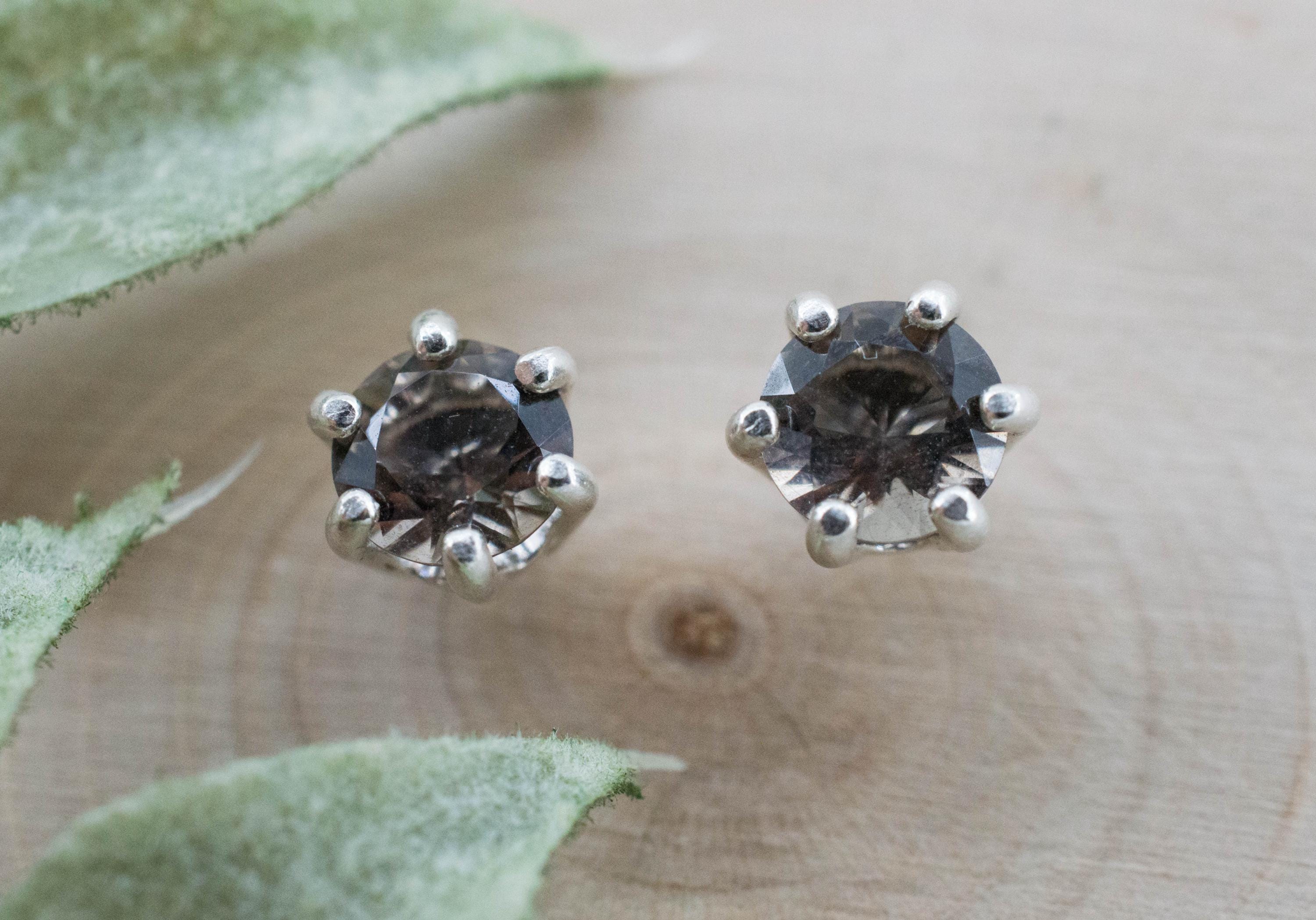 Colombianite Earrings; Natural Untreated Colombia Pseudotektite; 1.075cts - Mark Oliver Gems