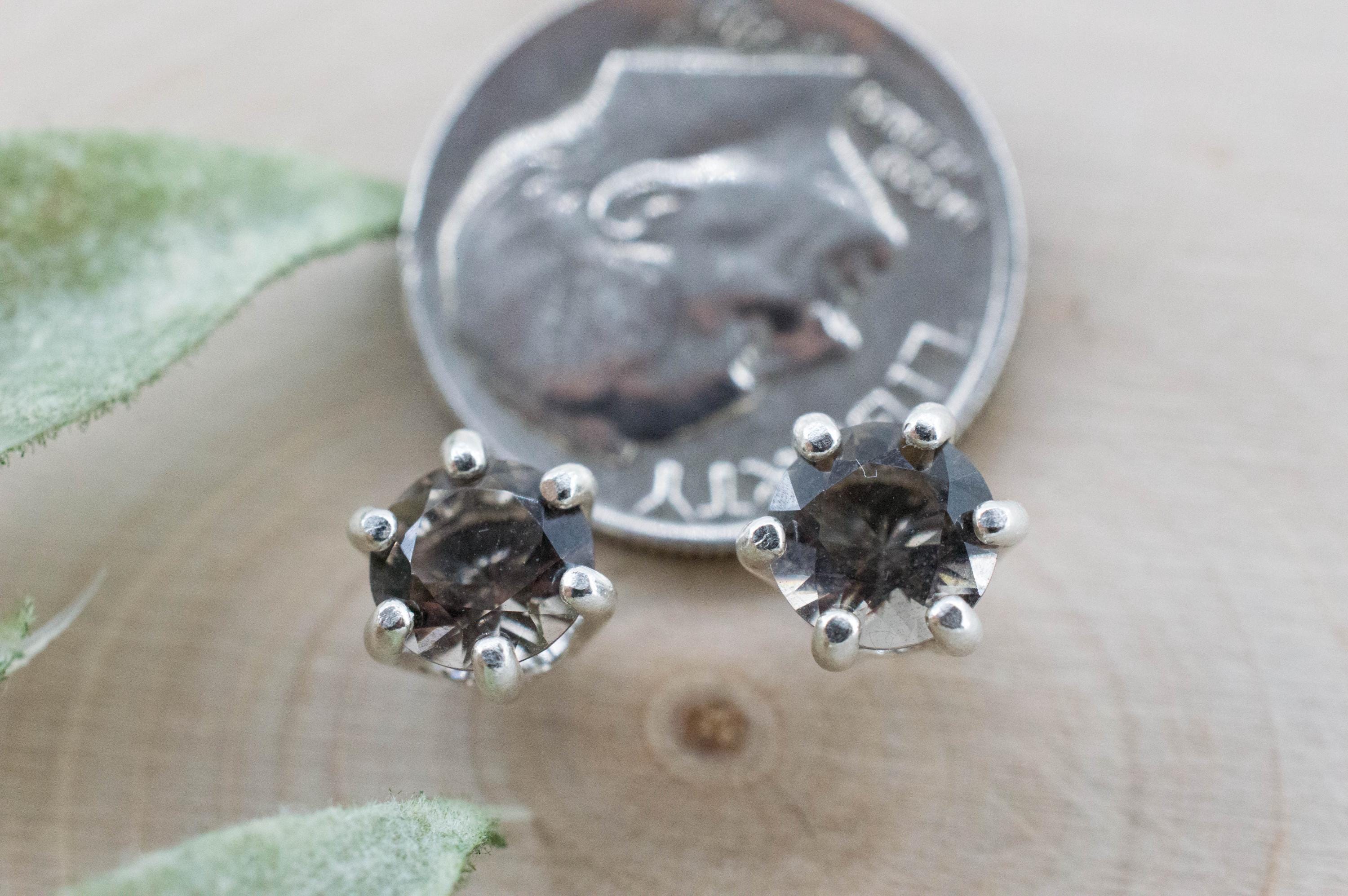 Colombianite Earrings; Natural Untreated Colombia Pseudotektite; 1.075cts - Mark Oliver Gems