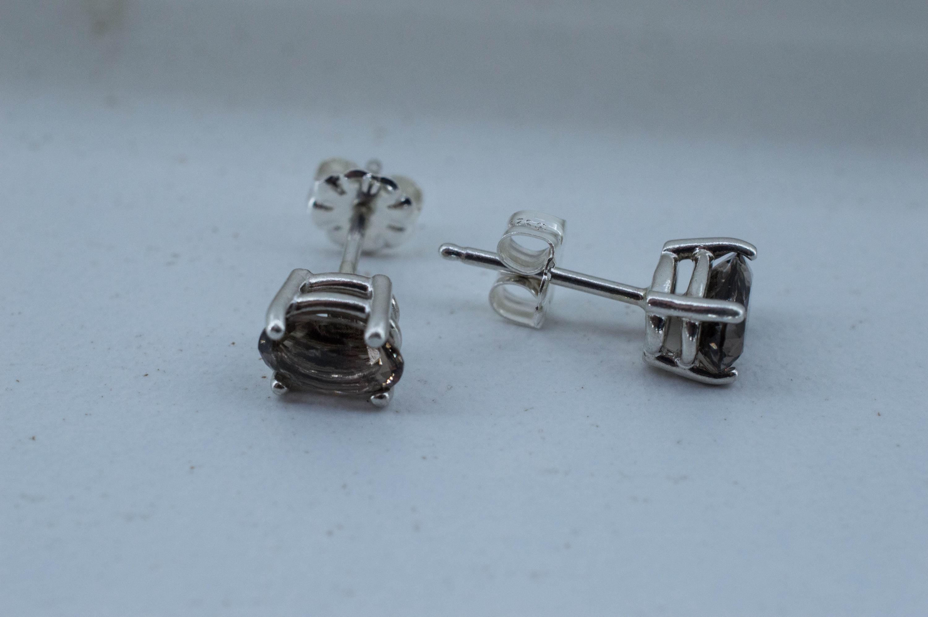 Colombianite Earrings; Natural Untreated Colombia Pseudotektite; 1.165cts - Mark Oliver Gems