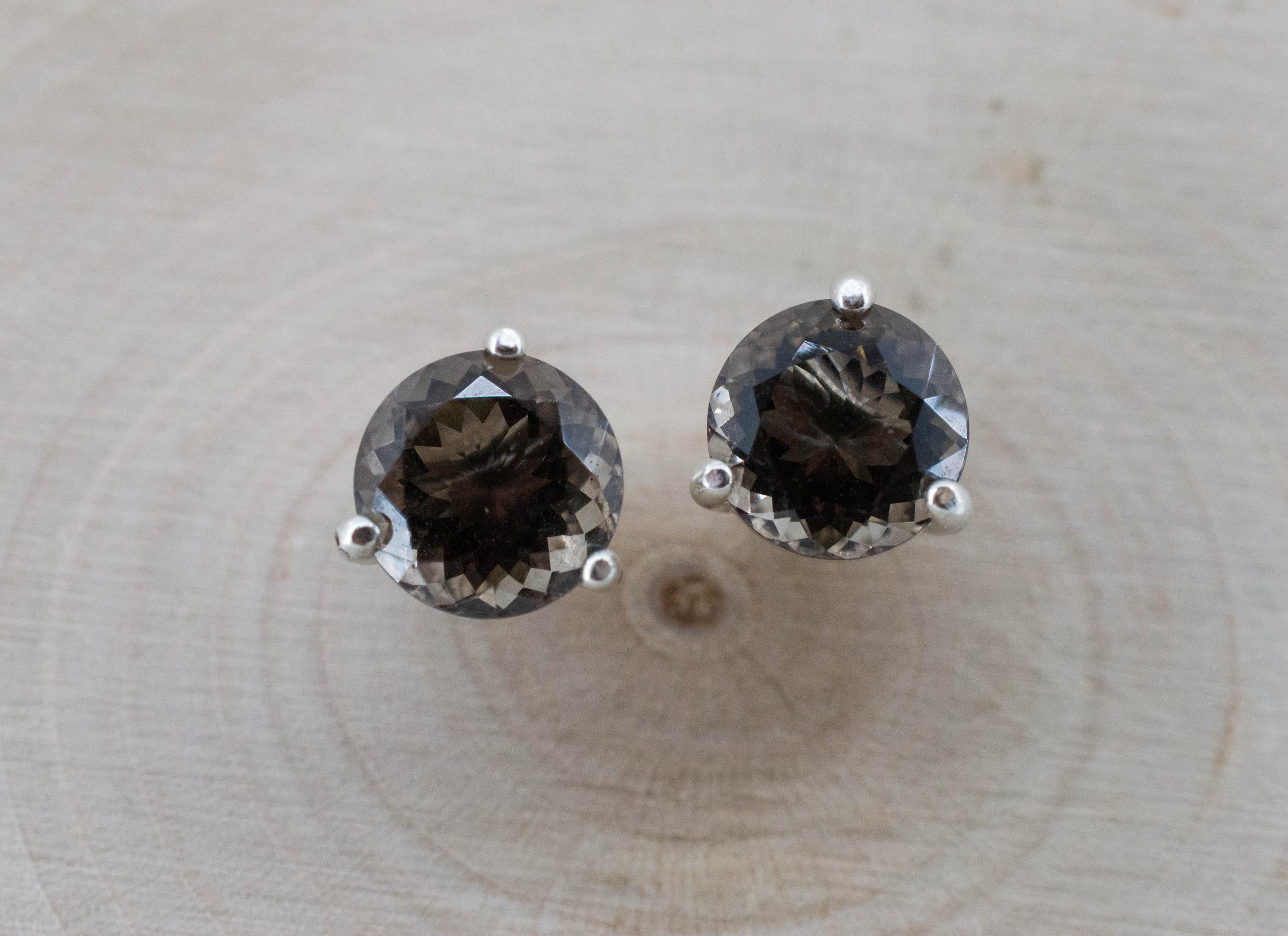 Colombianite Earrings; Natural Untreated Colombia Pseudotektite; 2.070cts - Mark Oliver Gems