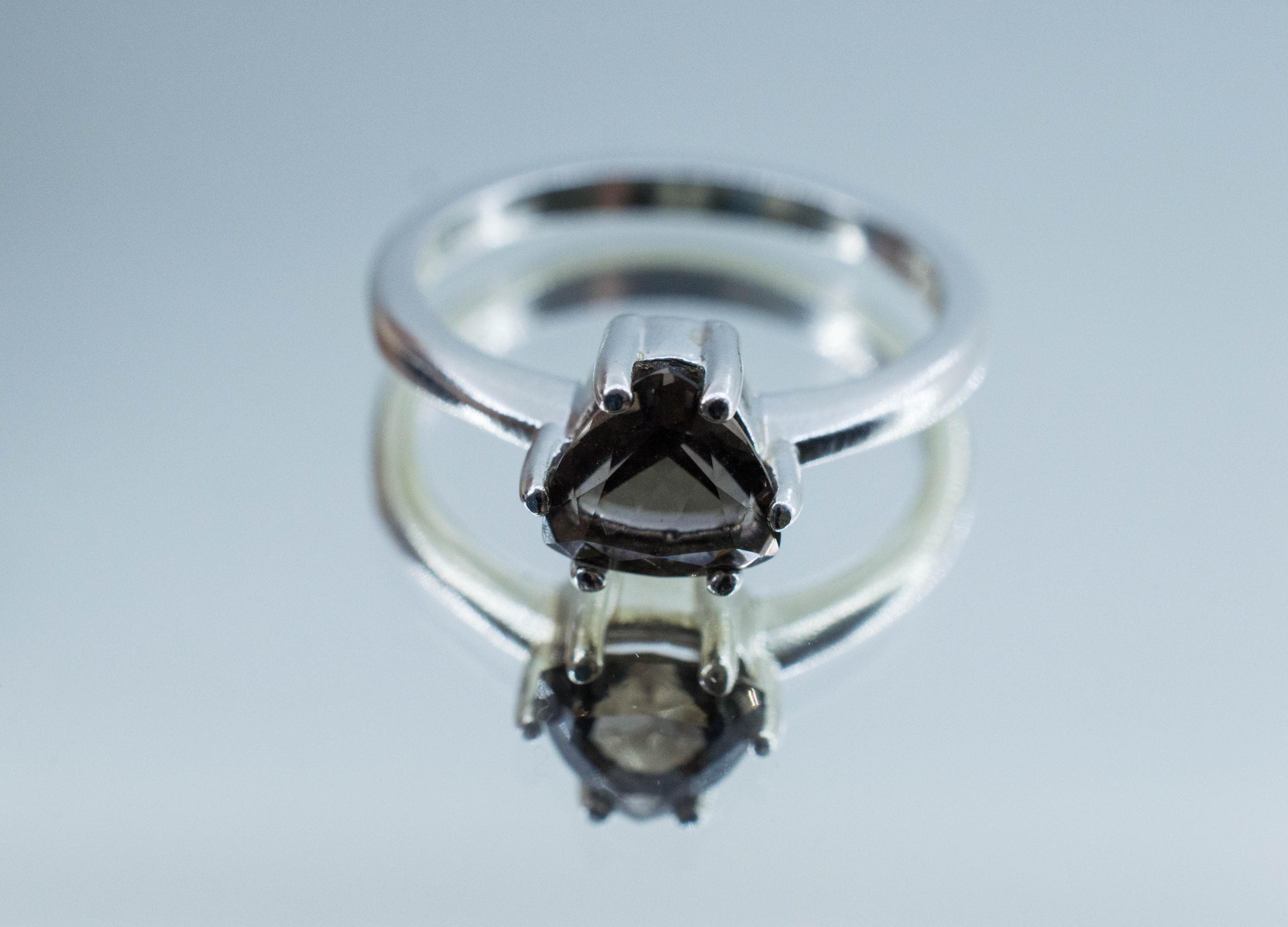 Colombianite Ring; Natural Untreated Colombia Pseudotektite; 0.980cts - Mark Oliver Gems