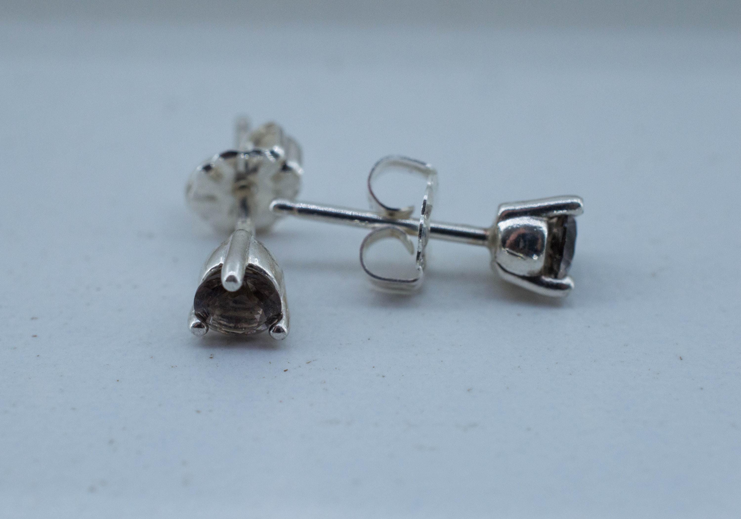 Colombianite Earrings; Natural Untreated Colombia Pseudotektite; 0.360cts - Mark Oliver Gems