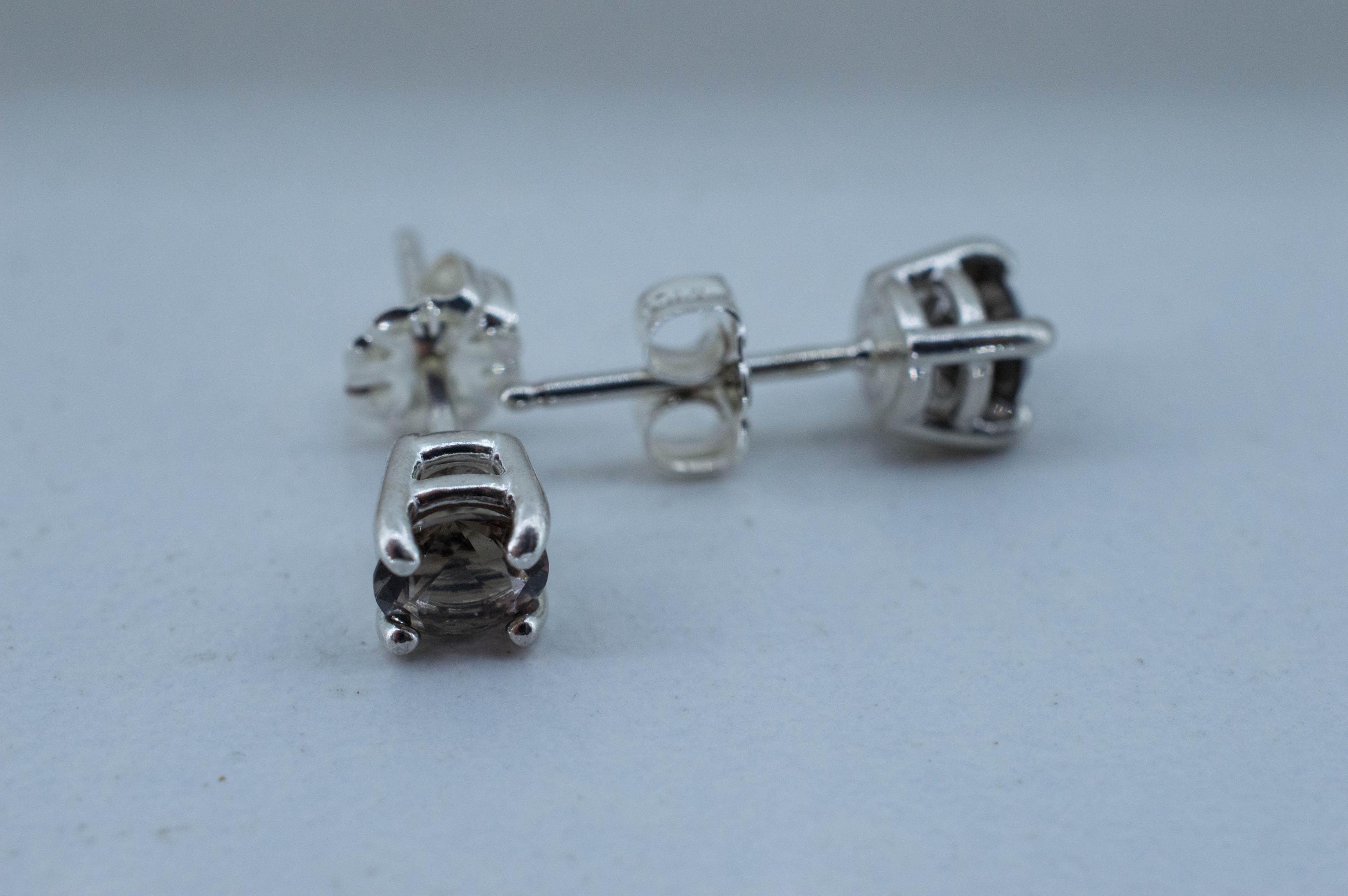 Colombianite Earrings; Natural Untreated Colombia Pseudotektite; 0.620cts - Mark Oliver Gems