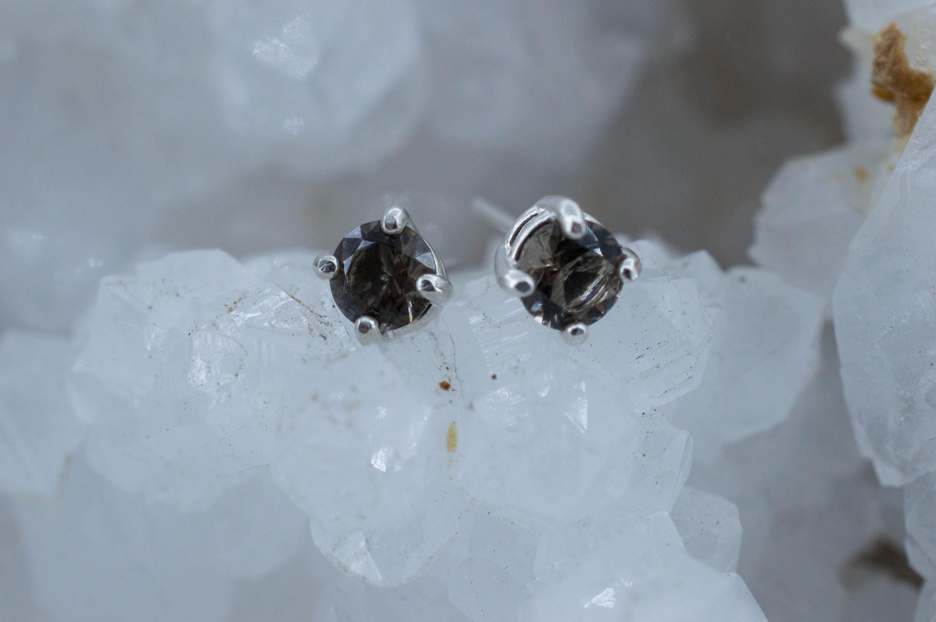 Colombianite Earrings; Natural Untreated Colombia Pseudotektite; 0.620cts - Mark Oliver Gems
