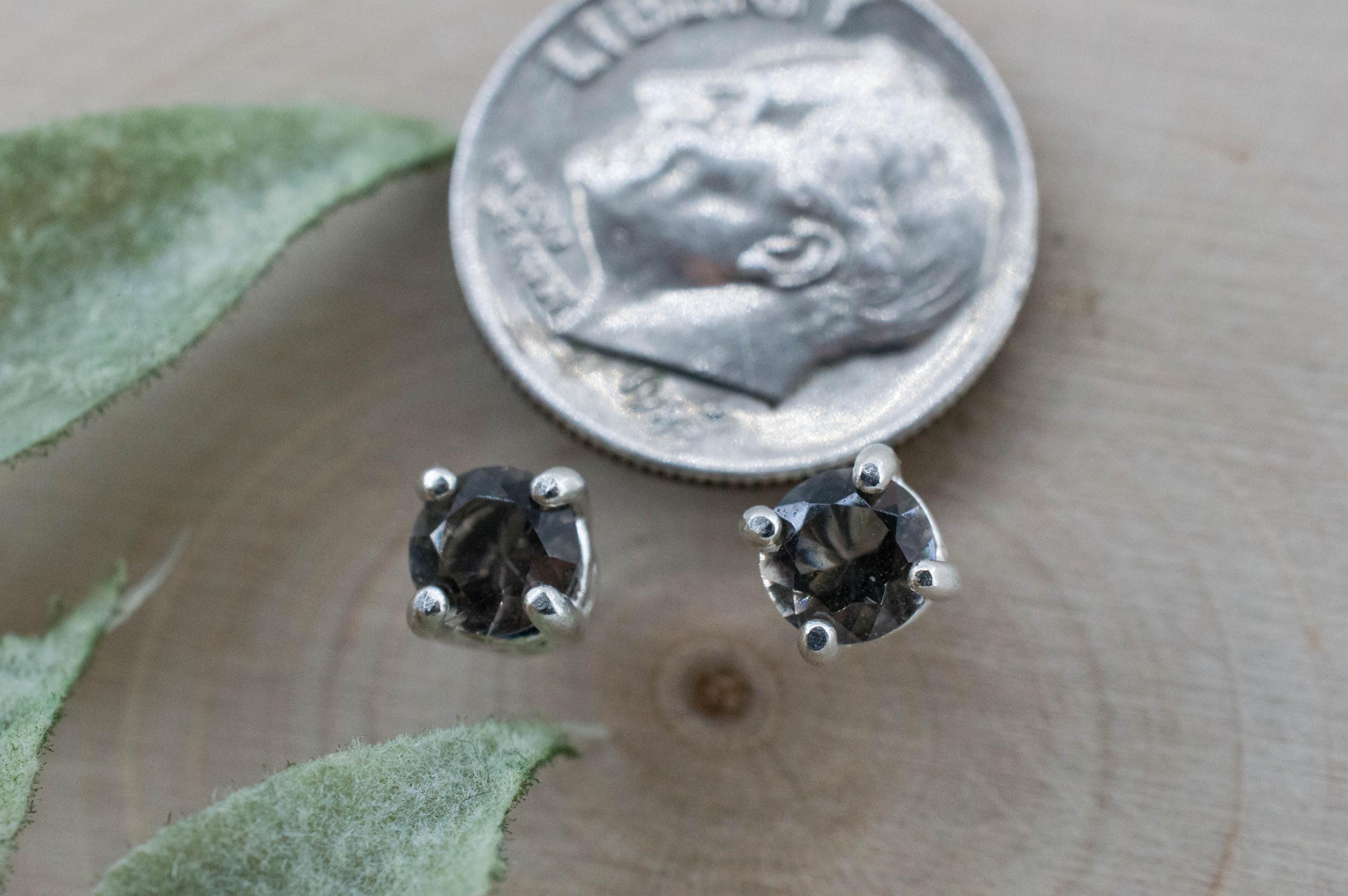 Colombianite Earrings; Natural Untreated Colombia Pseudotektite; 0.620cts - Mark Oliver Gems