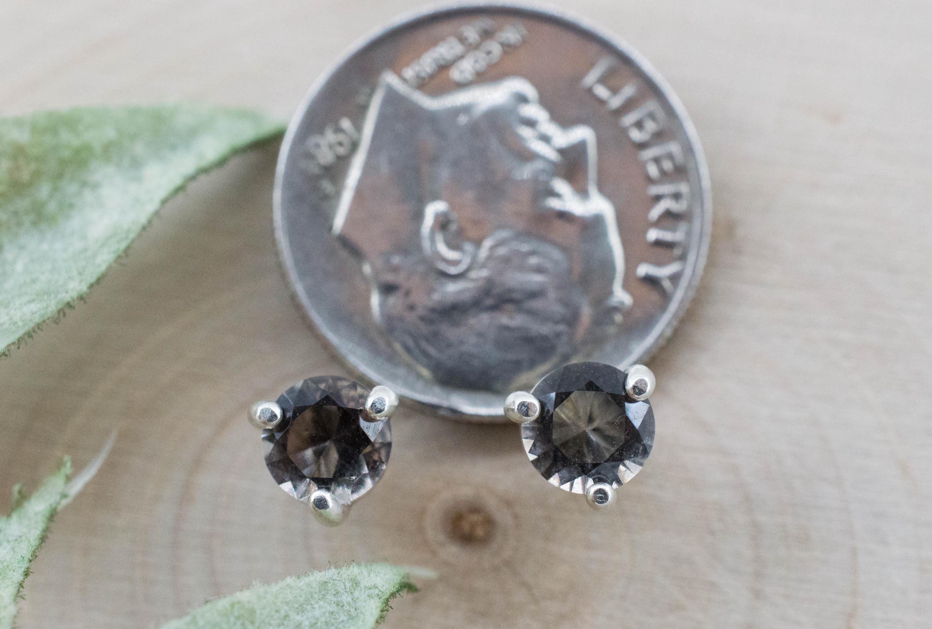 Colombianite Earrings; Natural Untreated Colombia Pseudotektite; 0.645cts - Mark Oliver Gems