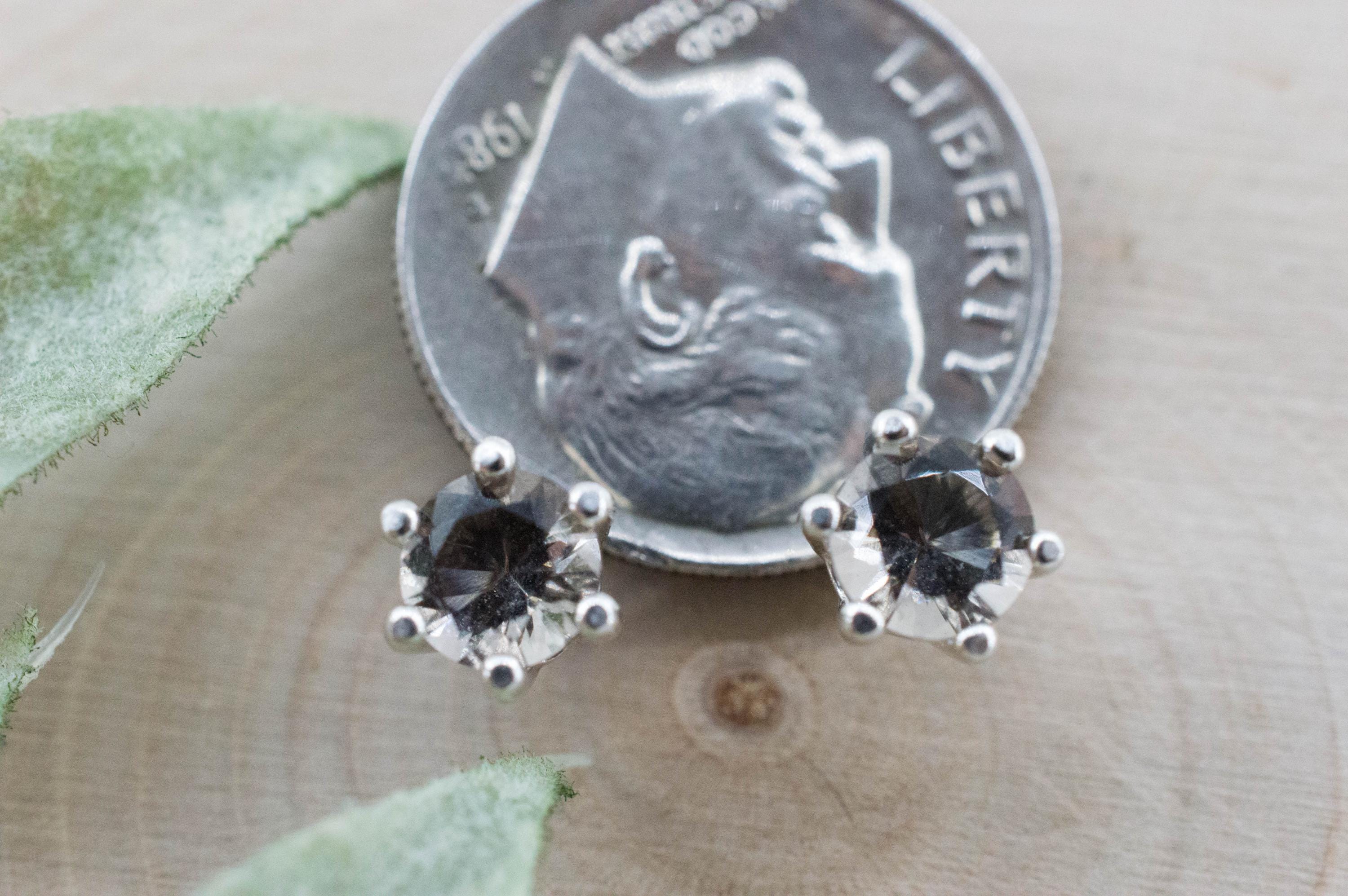 Colombianite Earrings; Natural Untreated Colombia Pseudotektite; 0.725cts - Mark Oliver Gems