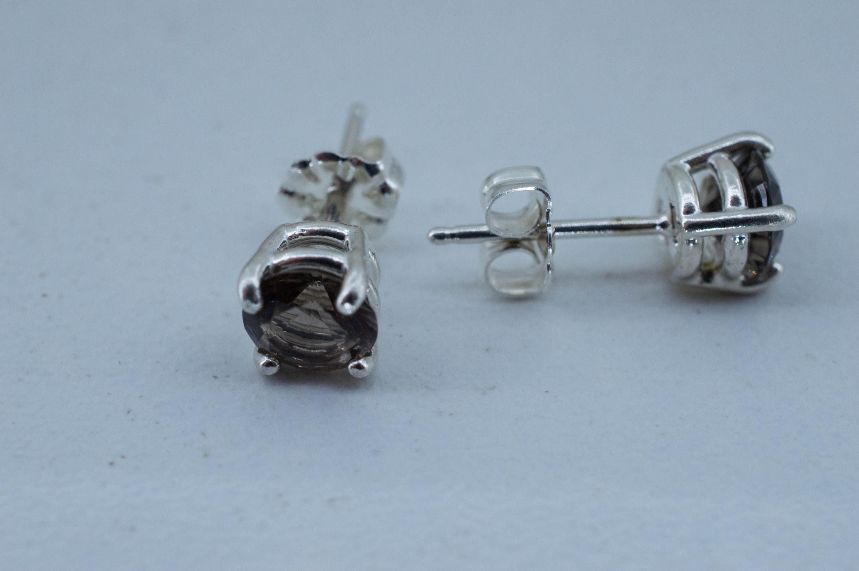 Colombianite Earrings; Natural Untreated Colombia Pseudotektite; 1.070cts - Mark Oliver Gems