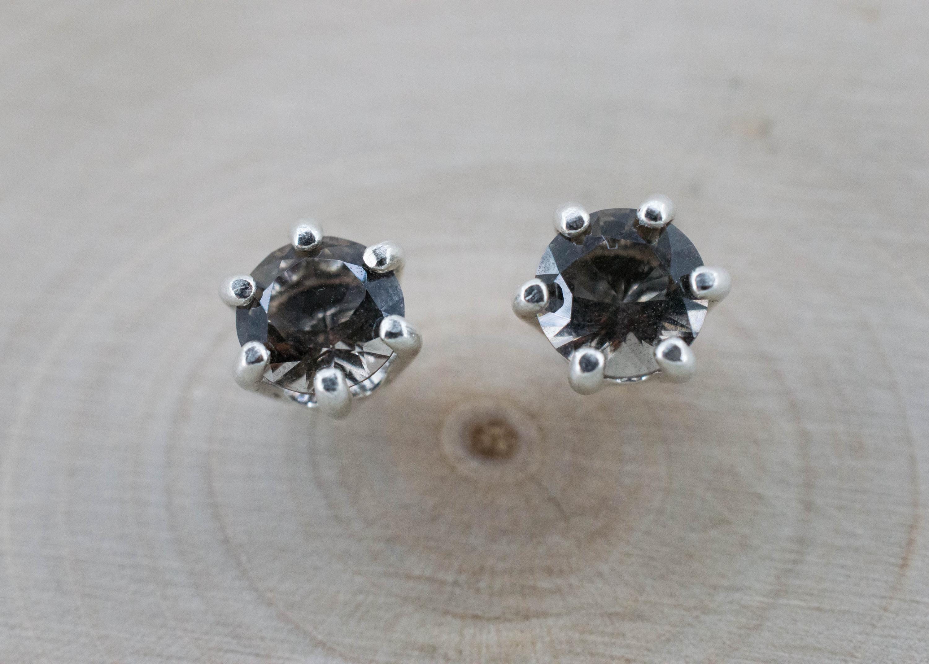 Colombianite Earrings; Natural Untreated Colombia Pseudotektite; 1.075cts - Mark Oliver Gems