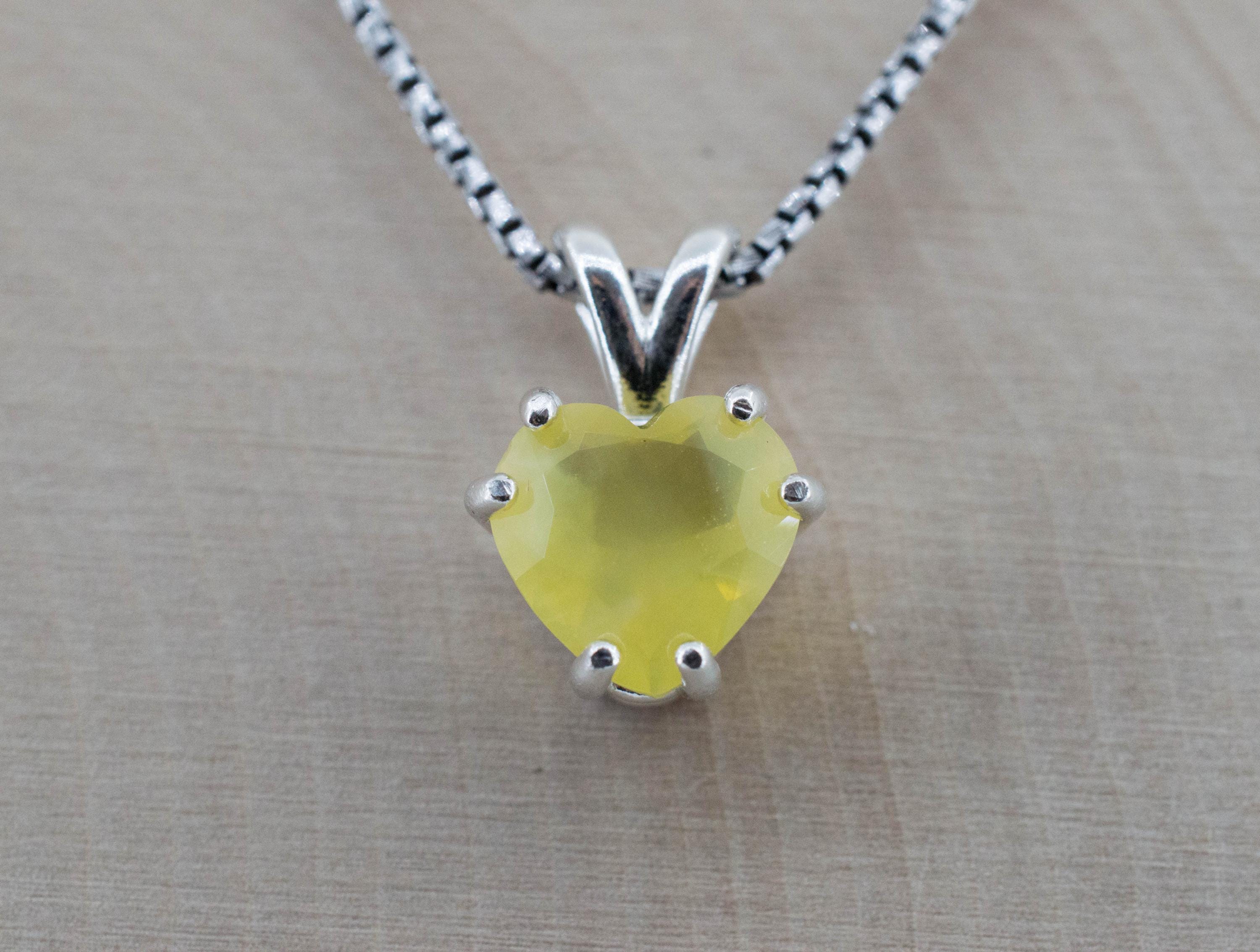 Yellow Opal Pendant, Natural Untreated Tanzania Opal; 1.935cts - Mark Oliver Gems