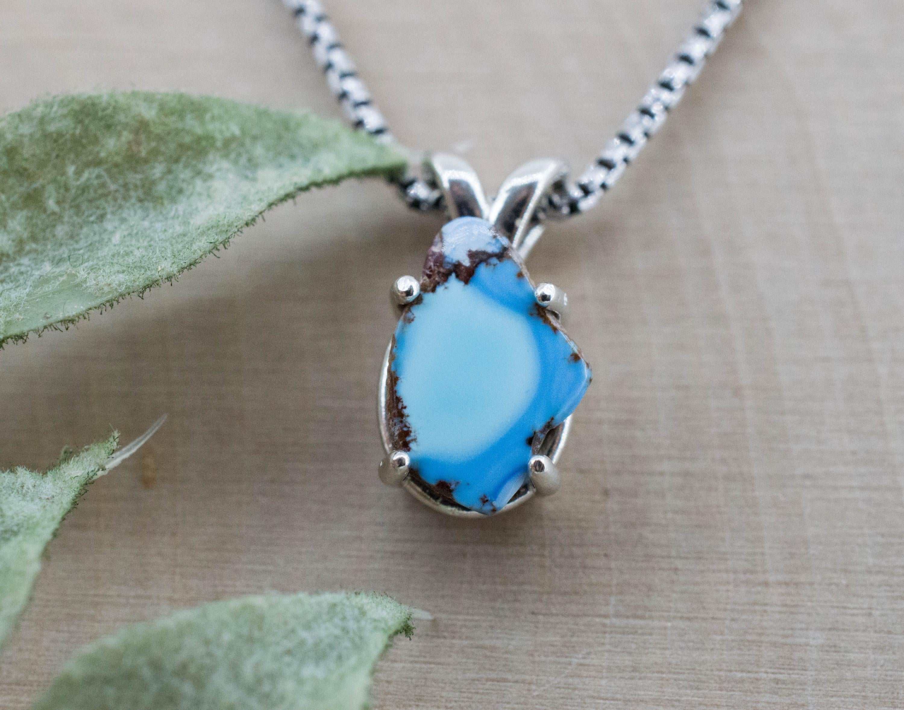 Golden Hills Turquoise Pendant, Natural Untreated Kazakhstan Turquoise; 1.620cts - Mark Oliver Gems
