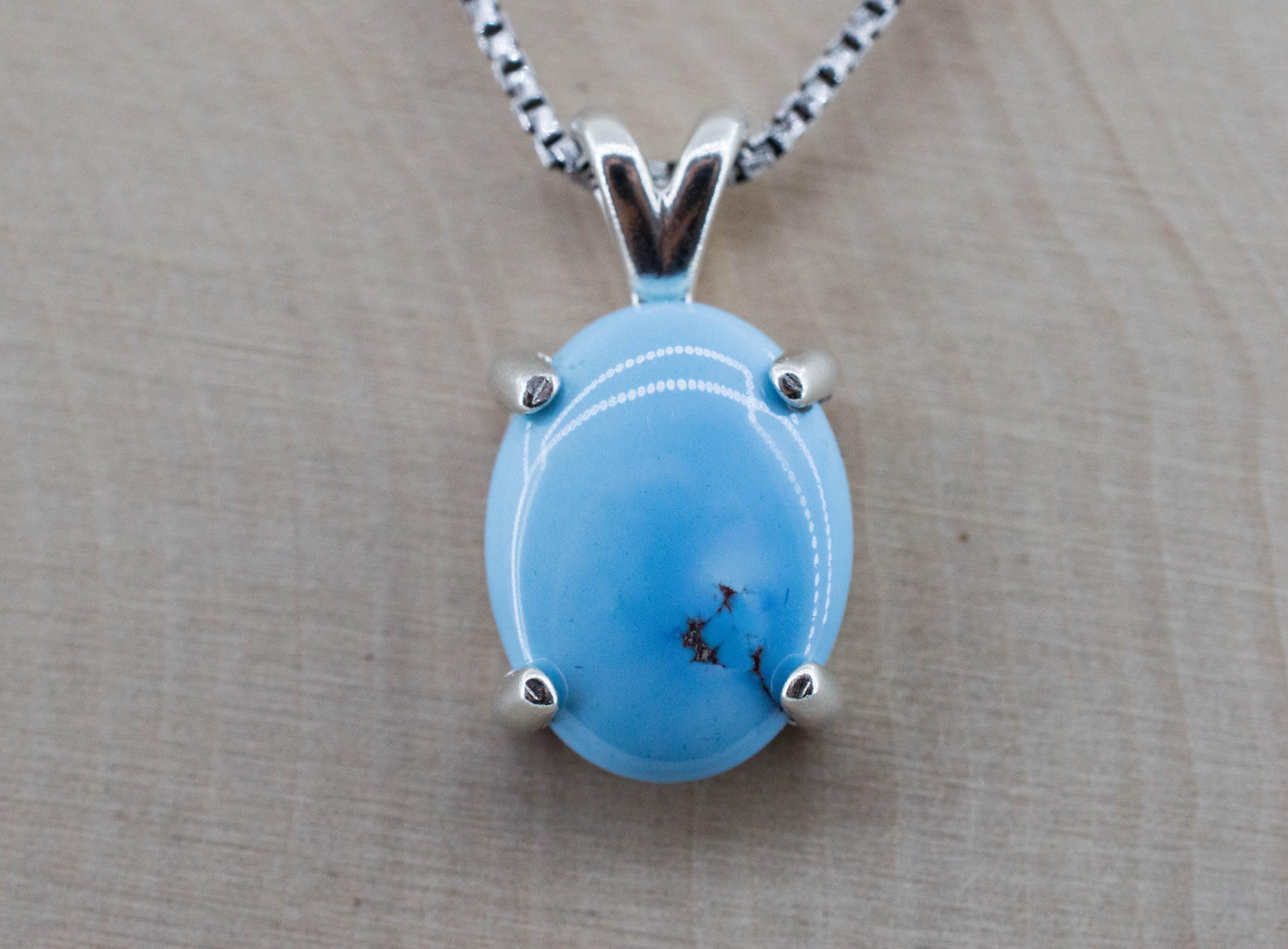 Golden Hills Turquoise Pendant, Natural Untreated Kazakhstan Turquoise; 4.930cts - Mark Oliver Gems