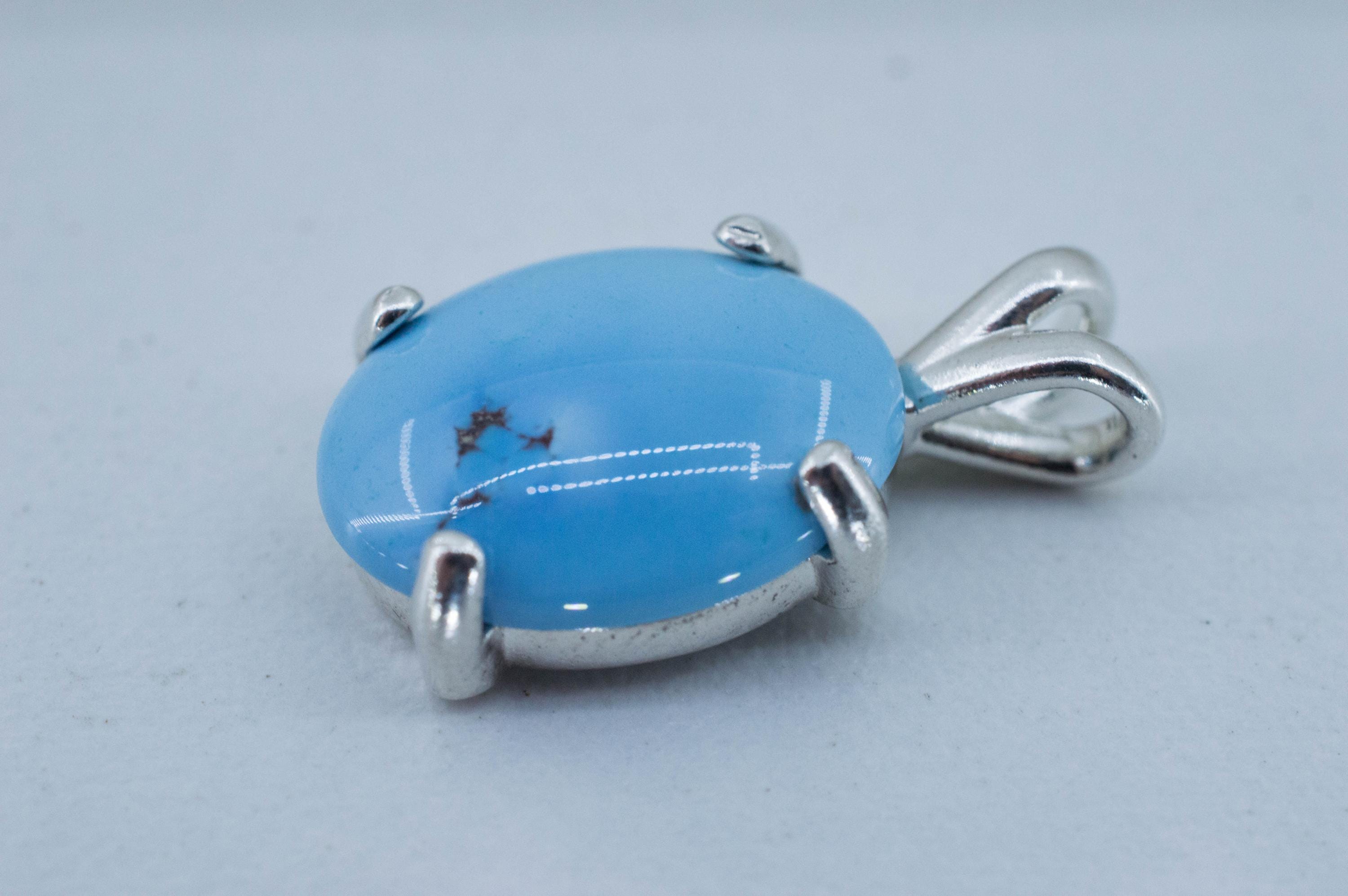 Golden Hills Turquoise Pendant, Natural Untreated Kazakhstan Turquoise; 4.930cts - Mark Oliver Gems