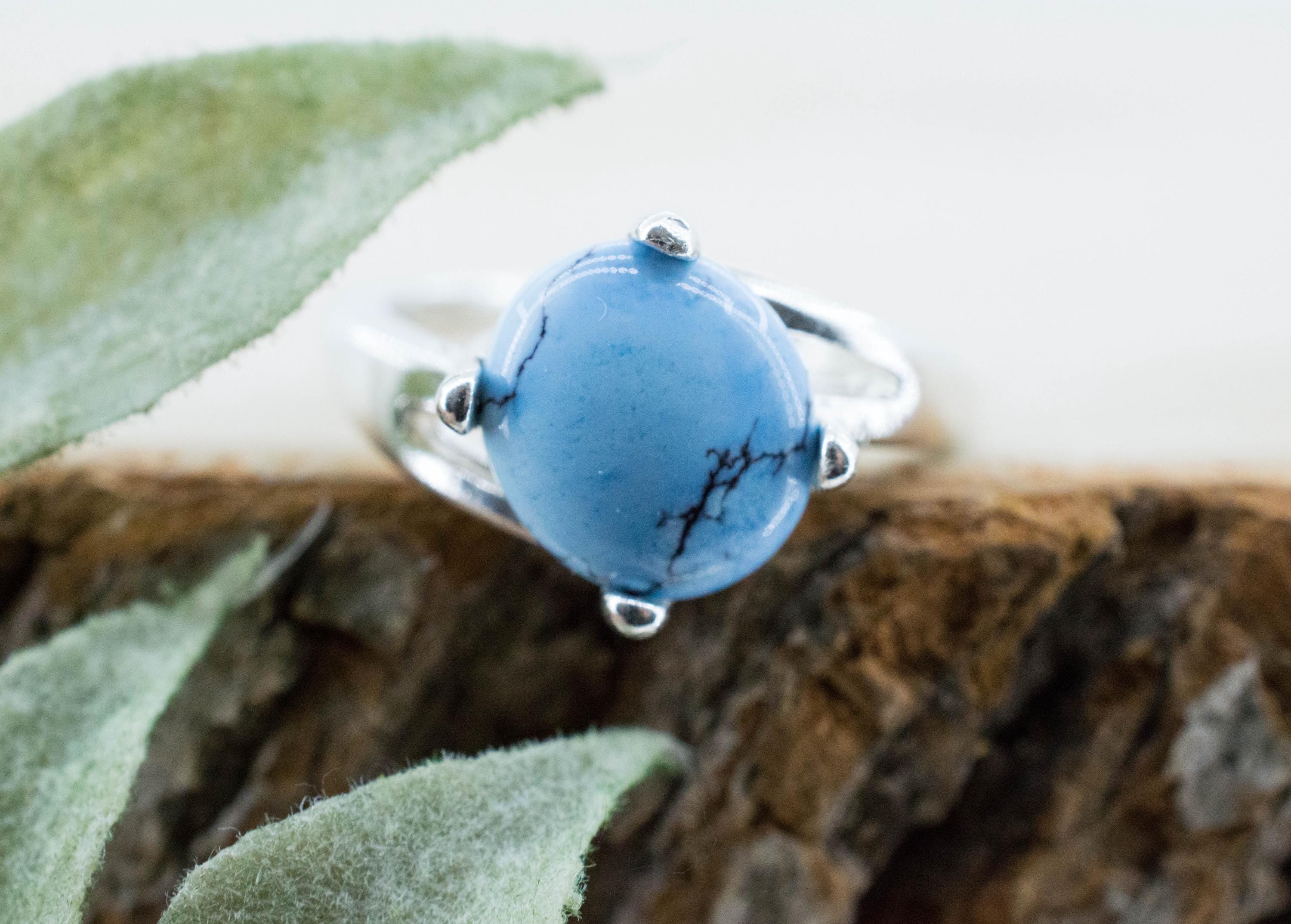 Golden Hills Turquoise Ring; Natural Untreated Kazakhstan Turquoise; 1.900cts - Mark Oliver Gems