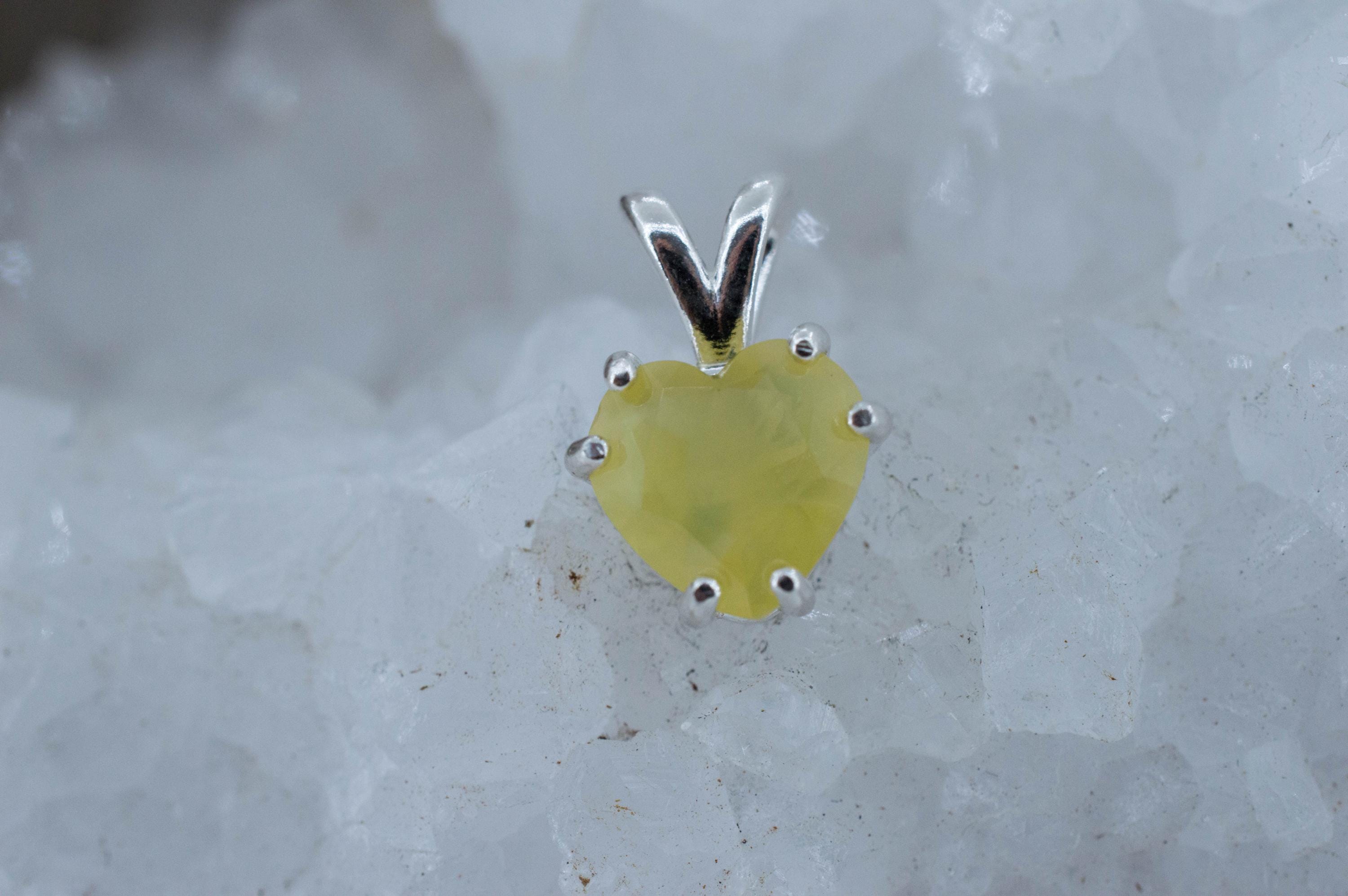 Yellow Opal Pendant, Natural Untreated Tanzania Opal; 1.935cts - Mark Oliver Gems