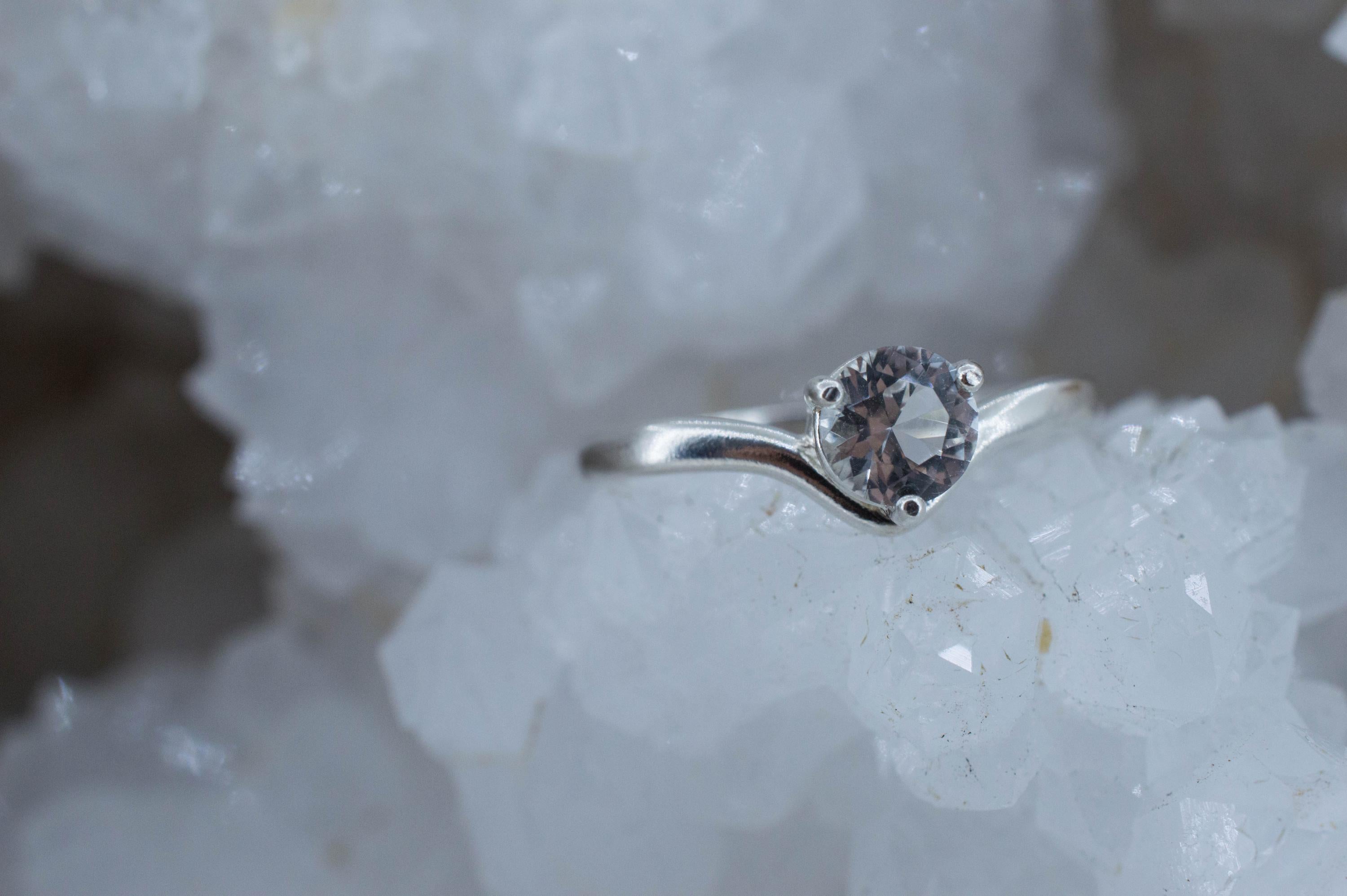 Phenakite Ring; Natural Untreated Ukraine Phenakite; 0.860cts - Mark Oliver Gems